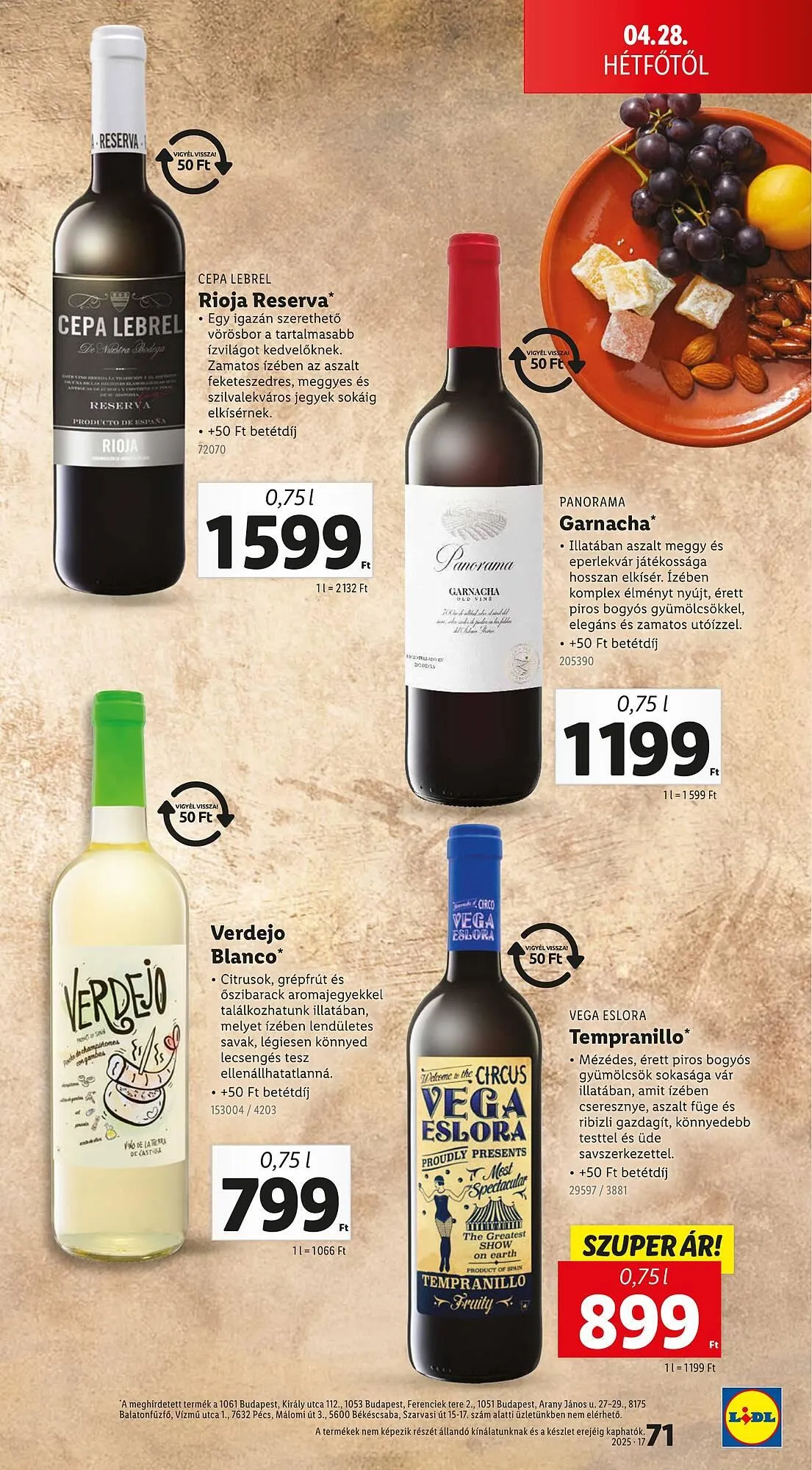 Katalógus Lidl akciós újság április 24.-tól április 29.-ig 2025. - Oldal 71