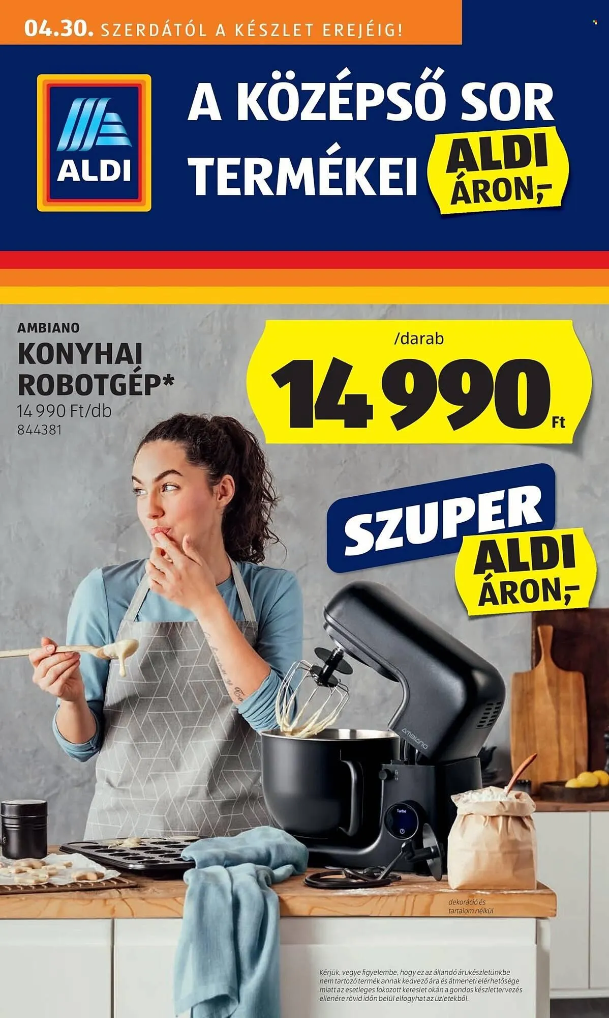 Katalógus ALDI akciós újság április 30.-tól május 14.-ig 2025. - Oldal 1