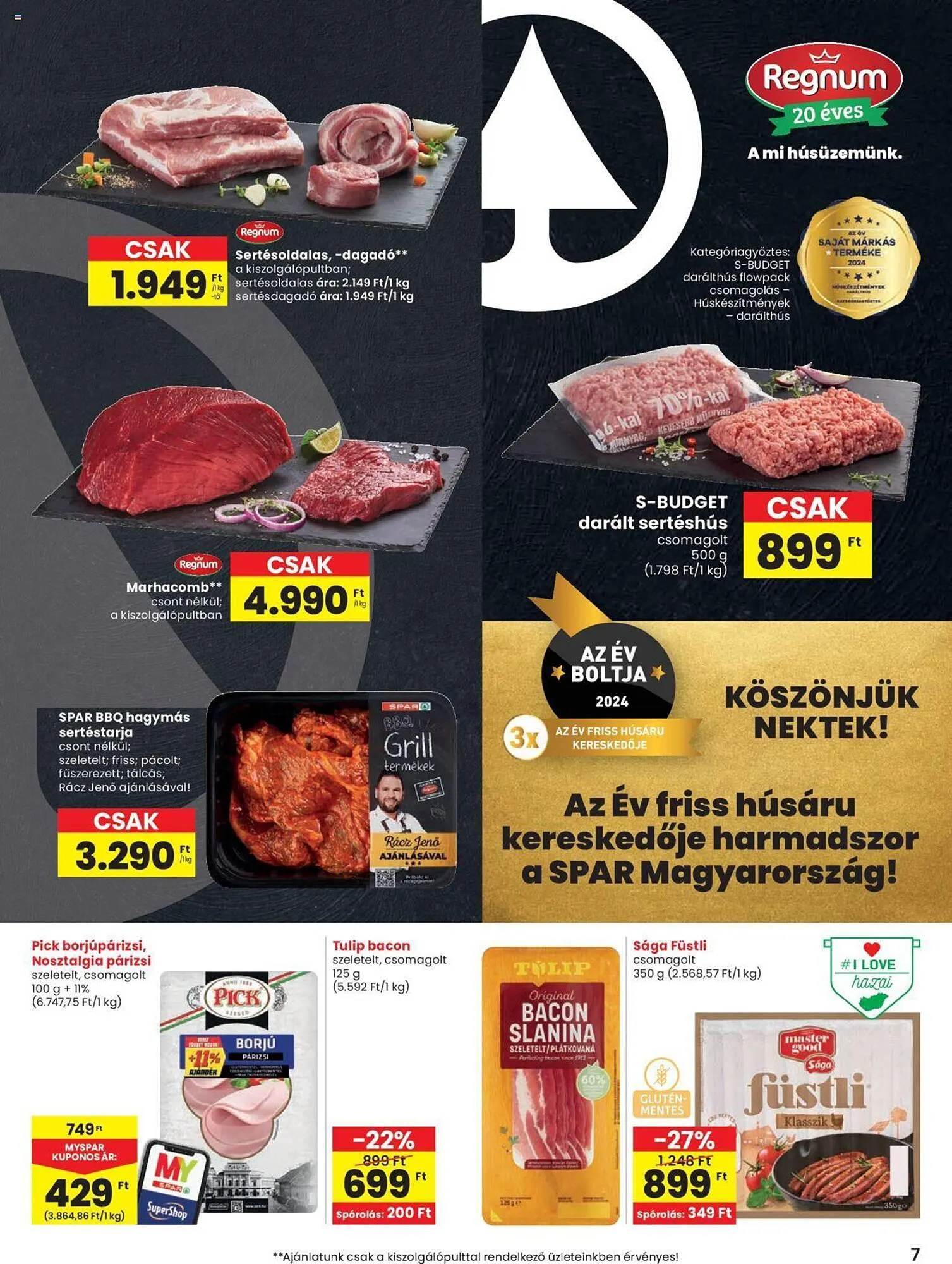 Katalógus Spar akciós újság augusztus 8.-tól augusztus 8.-ig 2024. - Oldal 7