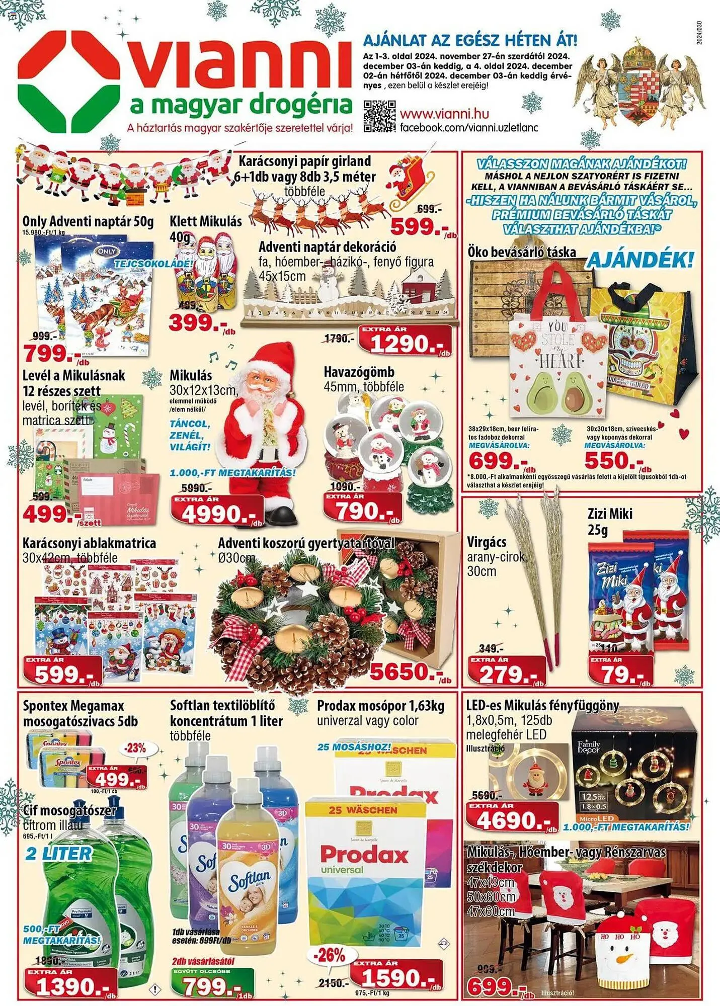 Vianni Drogéria akciós újság - 1