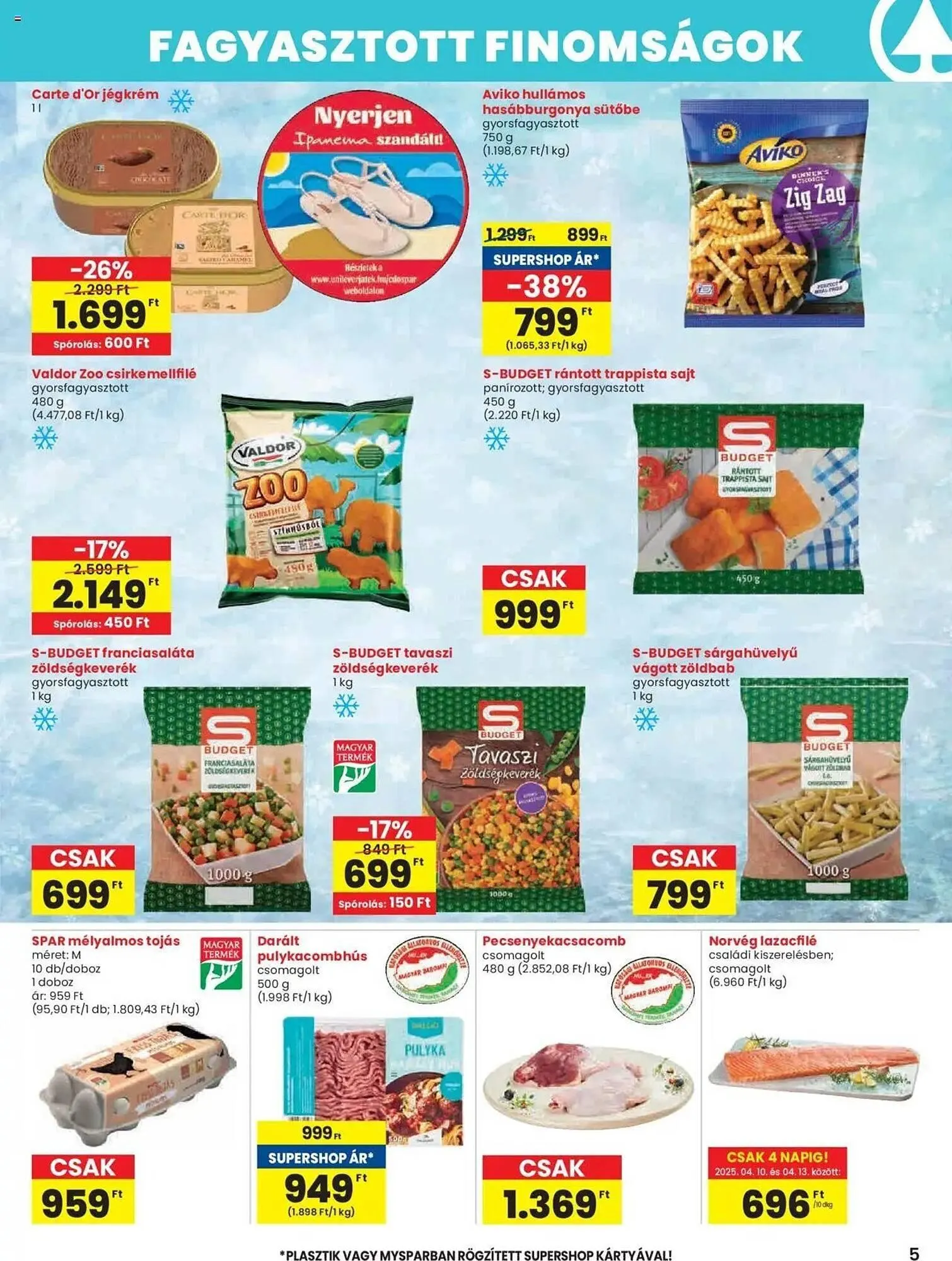 Katalógus Spar akciós újság április 10.-tól április 22.-ig 2025. - Oldal 5