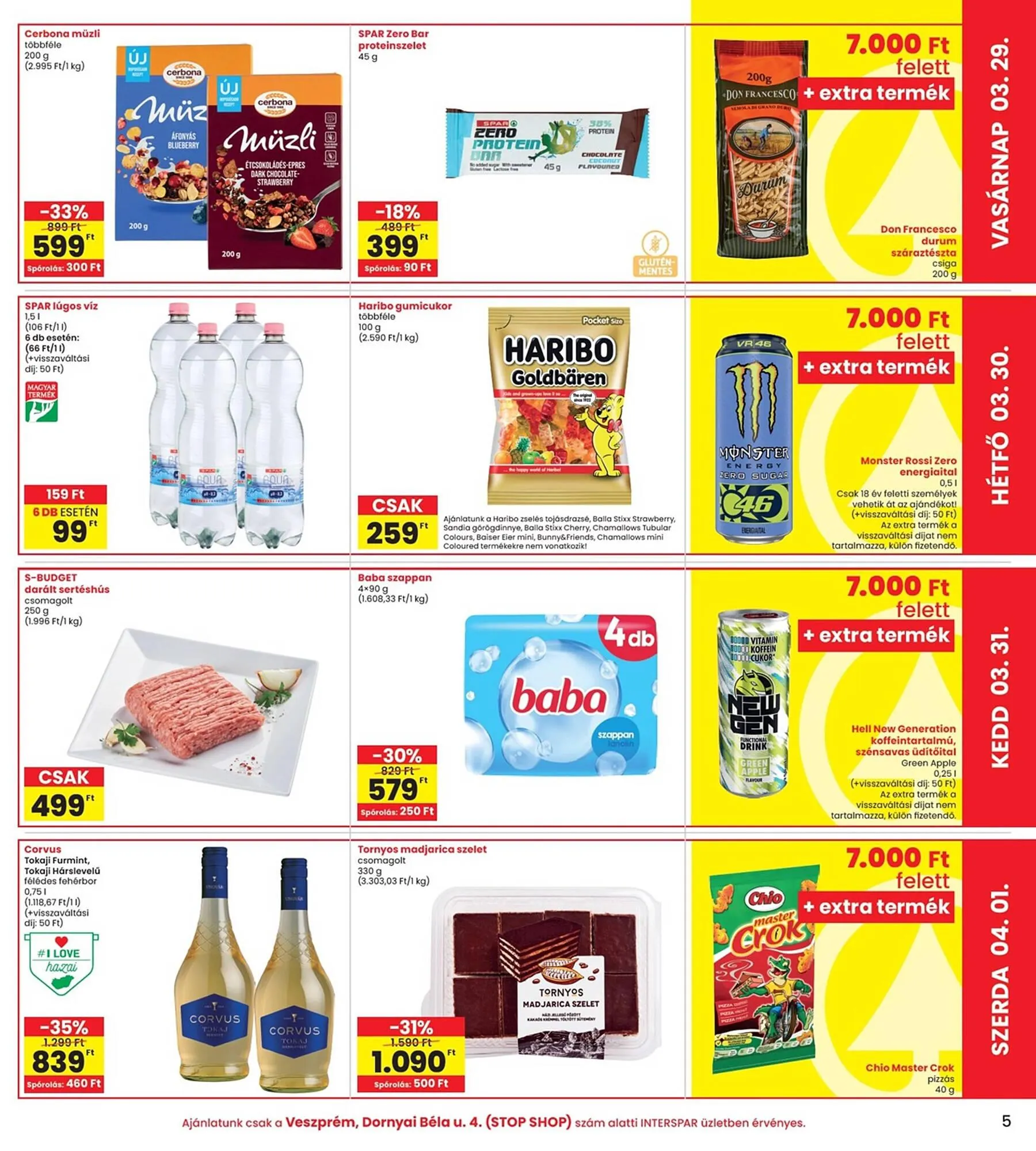 Katalógus Interspar akciós újság március 26.-tól április 4.-ig 2026. - Oldal 5