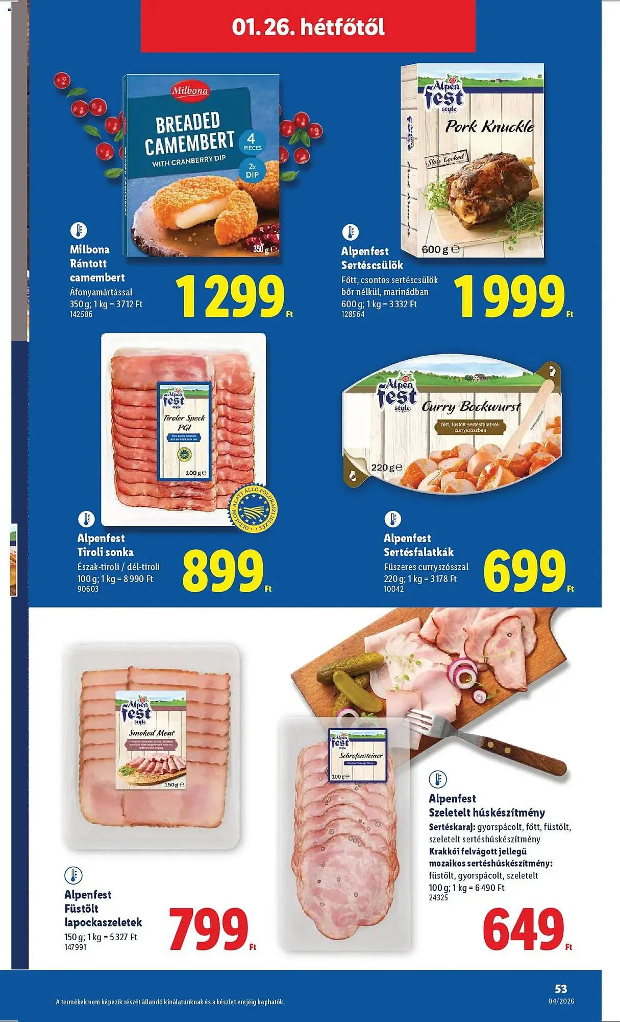 Katalógus Lidl akciós újság január 22.-tól január 28.-ig 2026. - Oldal 53