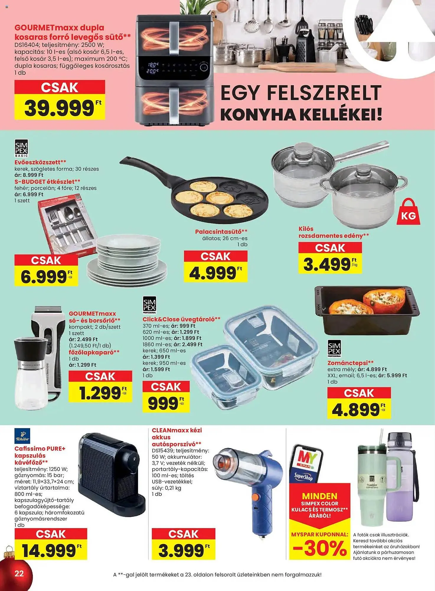 Katalógus Spar akciós újság december 4.-tól december 10.-ig 2025. - Oldal 22