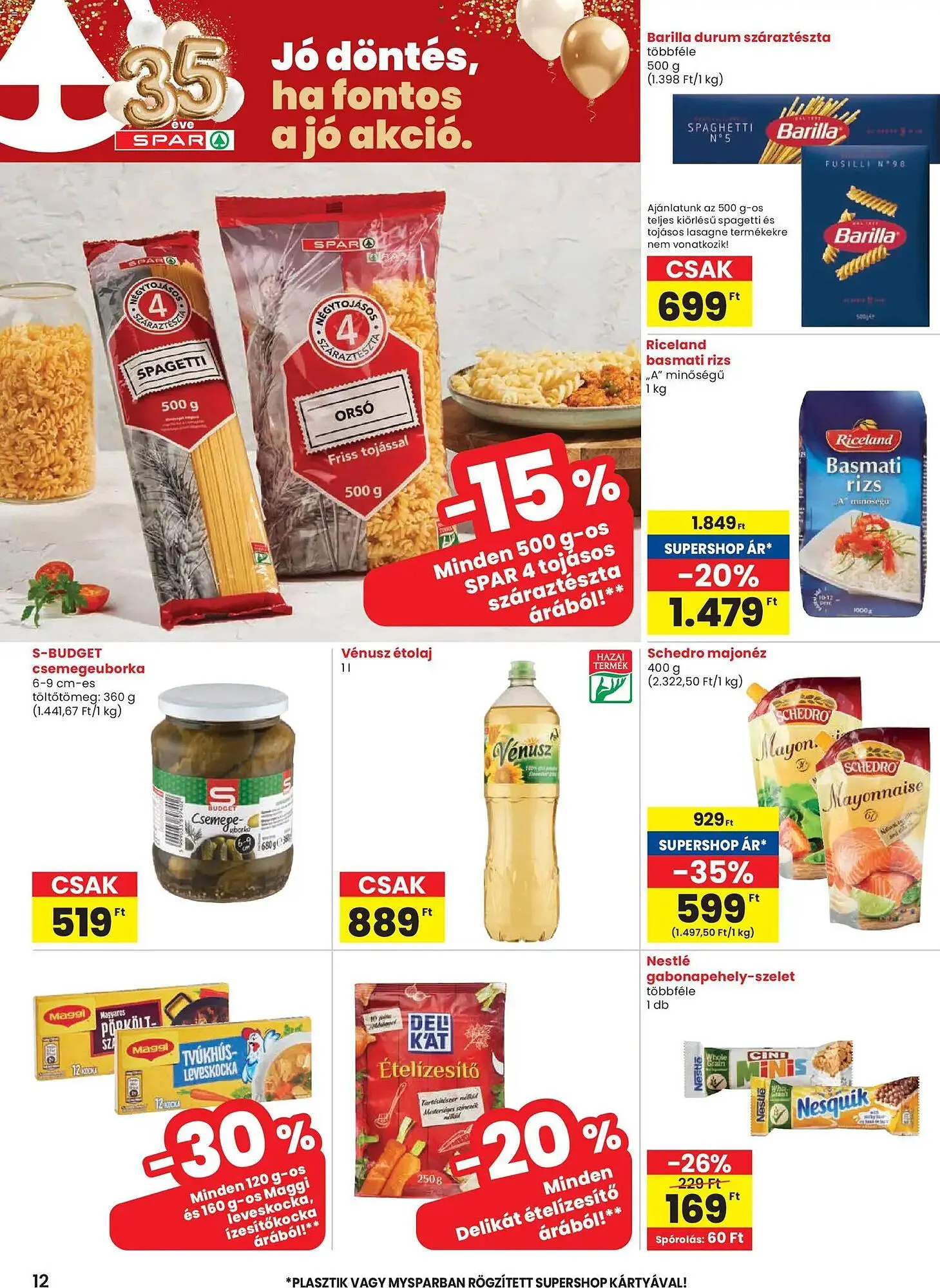 Katalógus Spar akciós újság március 26.-tól április 8.-ig 2026. - Oldal 12