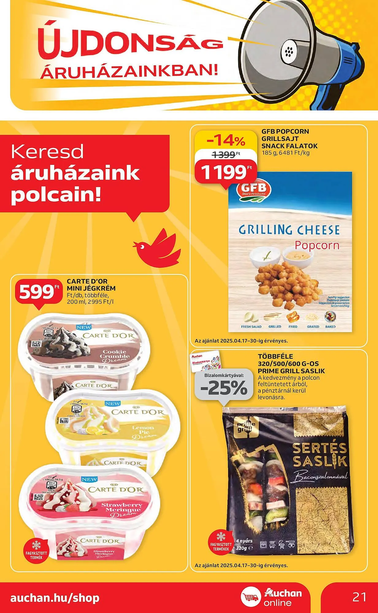 Katalógus Auchan akciós újság április 17.-tól április 23.-ig 2025. - Oldal 21