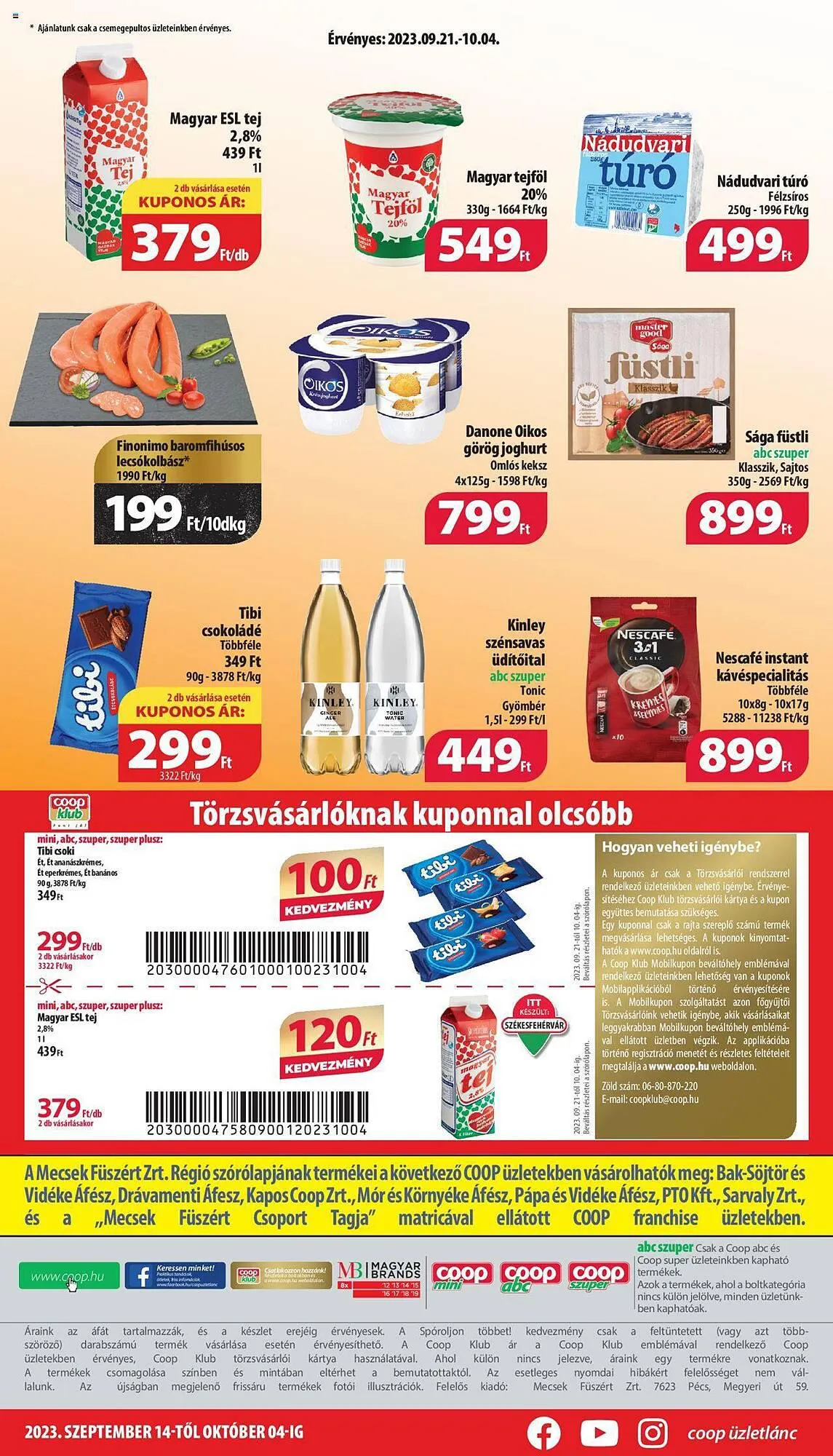 Katalógus Coop akciós újság szeptember 14.-tól október 4.-ig 2023. - Oldal 4
