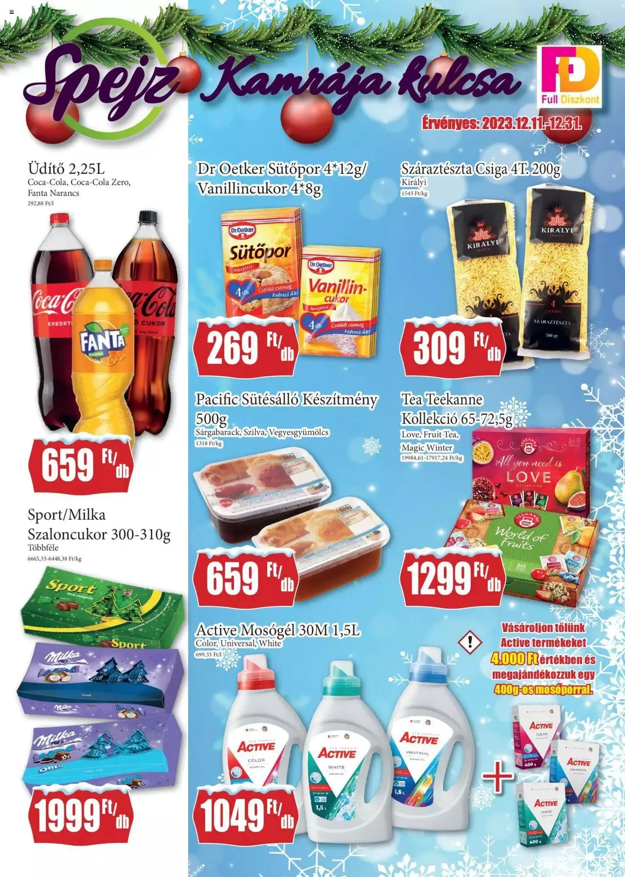 Katalógus FullDiszkont Akciós újság december 11.-tól december 31.-ig 2023. - Oldal