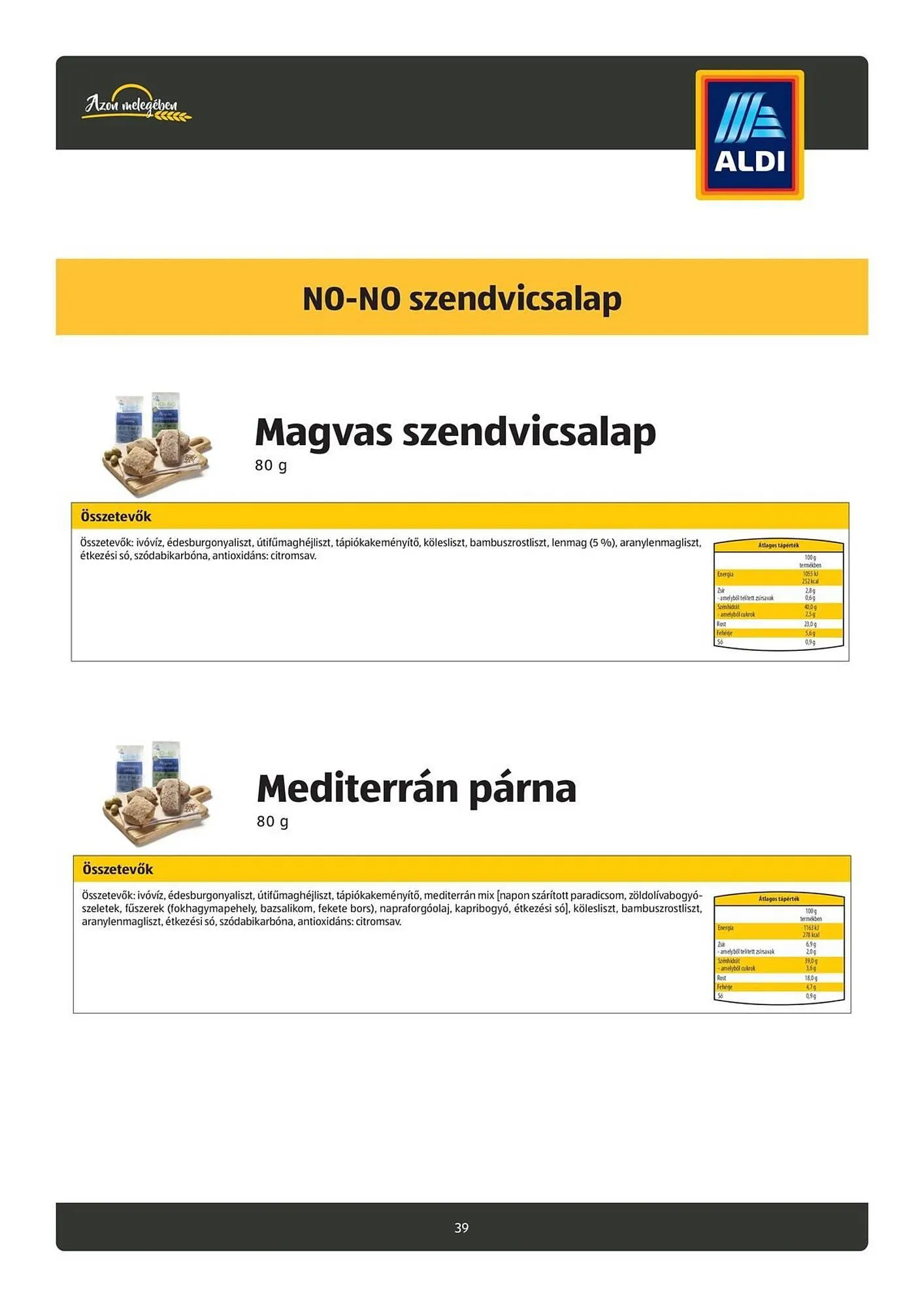 Katalógus ALDI akciós újság július 16.-tól január 20.-ig 2026. - Oldal 39