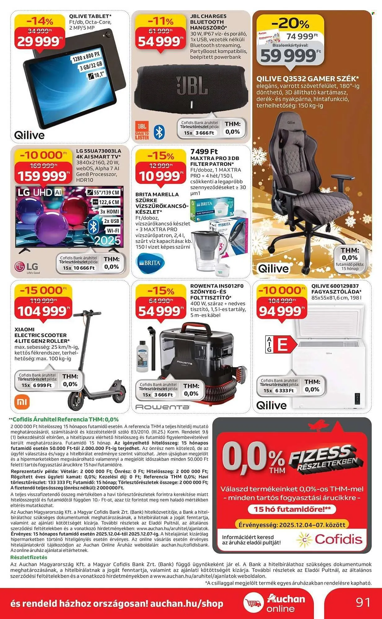 Katalógus Auchan akciós újság december 4.-tól december 10.-ig 2025. - Oldal 91