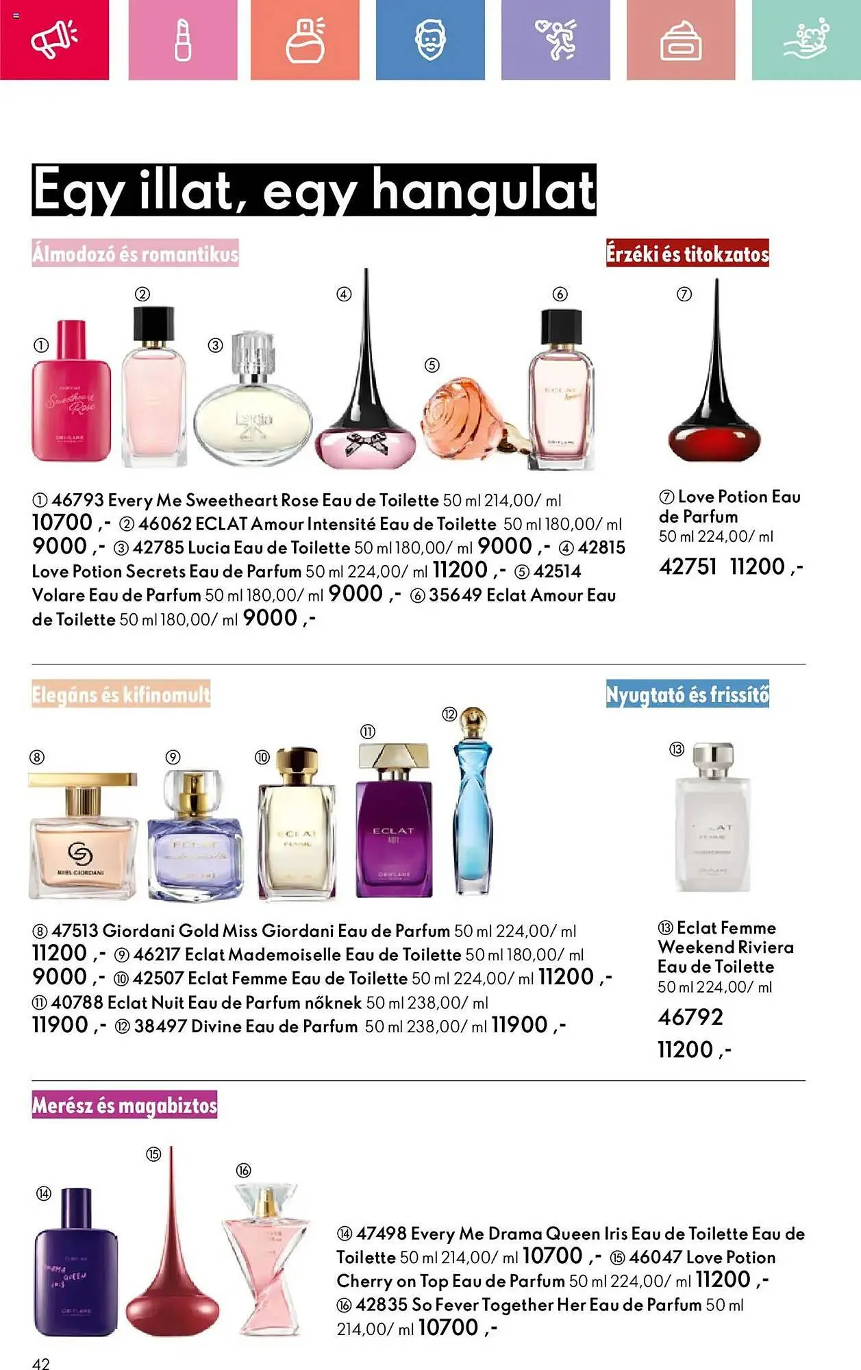 Katalógus Oriflame akciós újság augusztus 17.-tól szeptember 6.-ig 2025. - Oldal 42