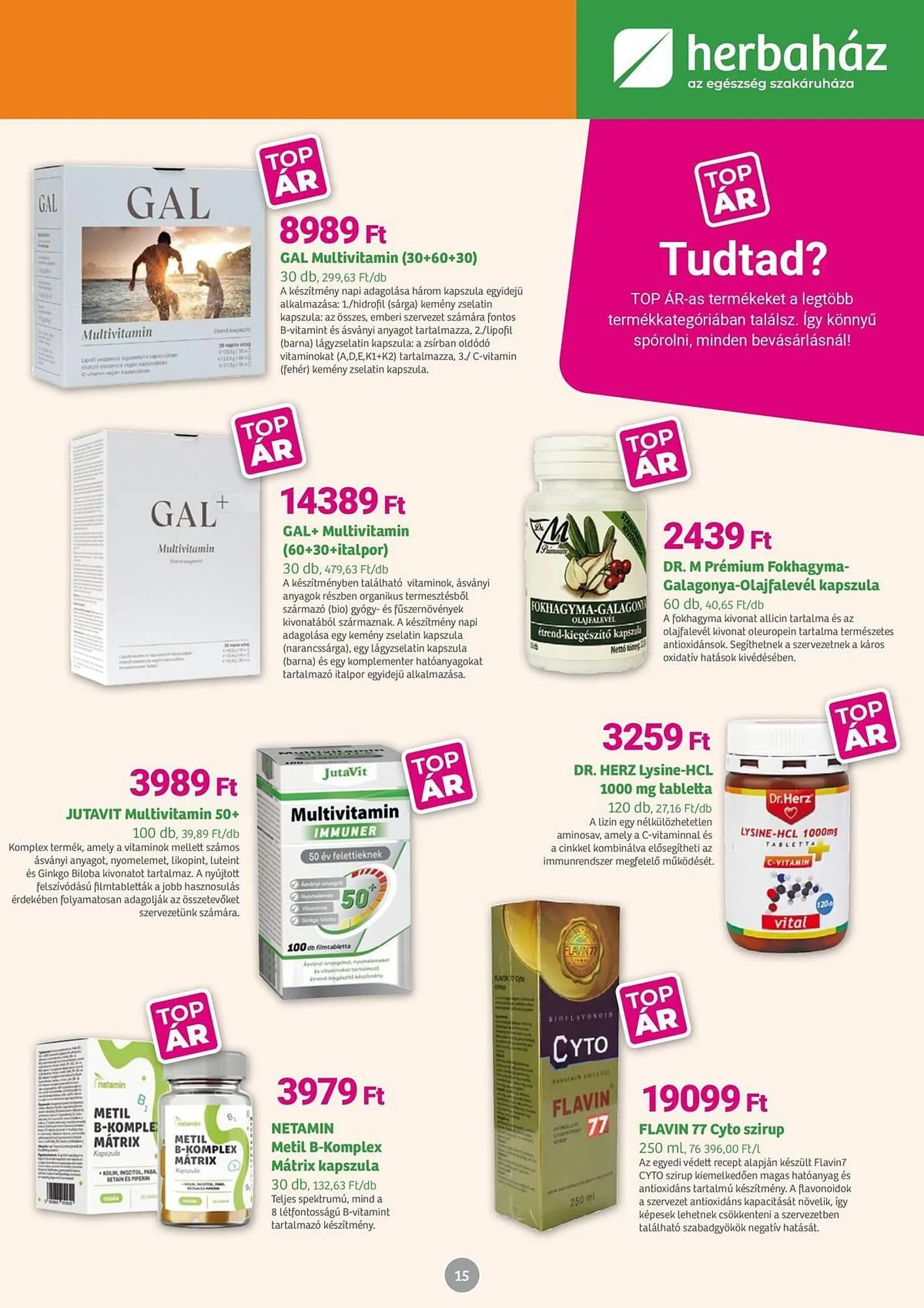 Katalógus Herbaház akciós újság február 2.-tól március 3.-ig 2026. - Oldal 15