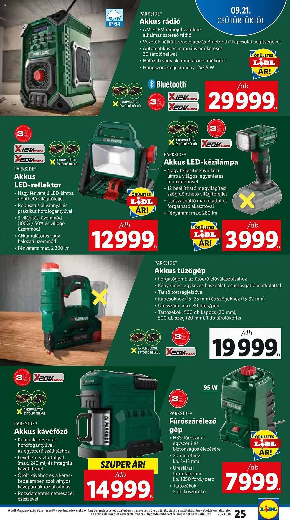 Katalógus Lidl akciós újság szeptember 21.-tól szeptember 27.-ig 2023. - Oldal 25