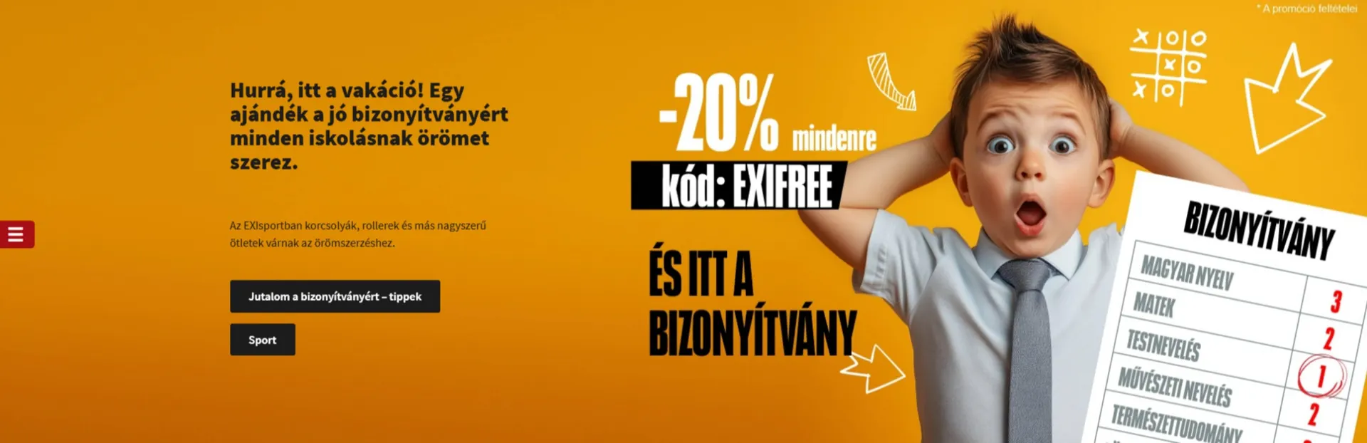 Exisport akciós újság - 1