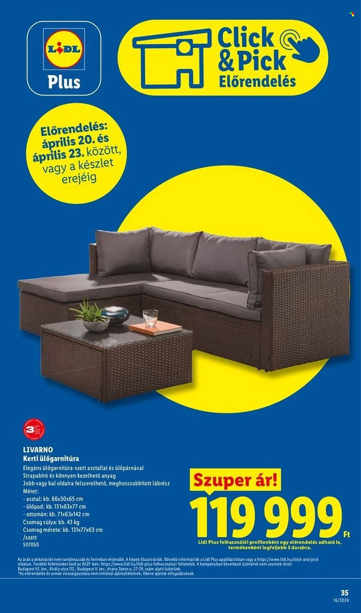 Katalógus Lidl akciós újság április 16.-tól április 22.-ig 2026. - Oldal 35
