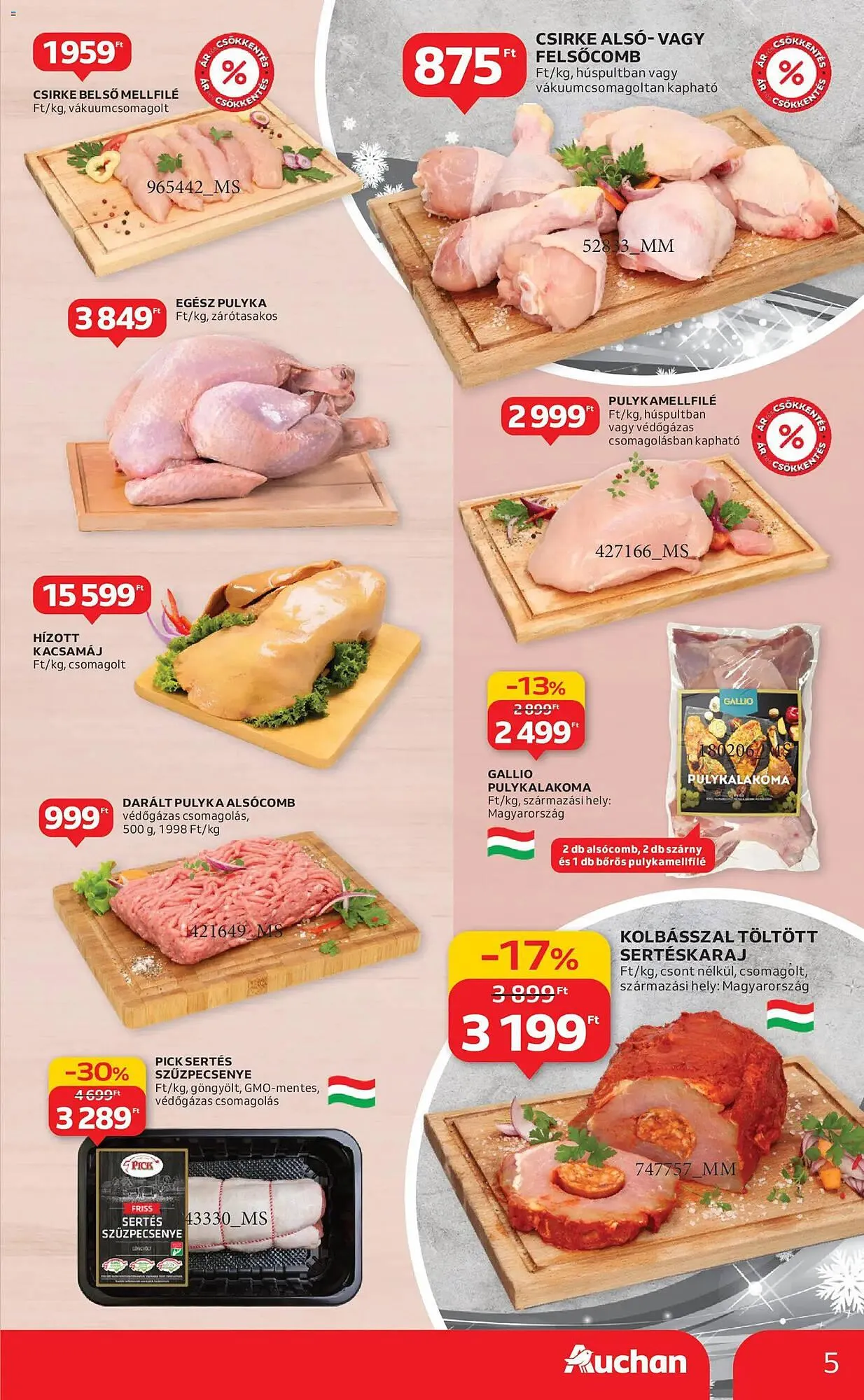 Katalógus Auchan akciós újság december 18.-tól december 24.-ig 2025. - Oldal 5