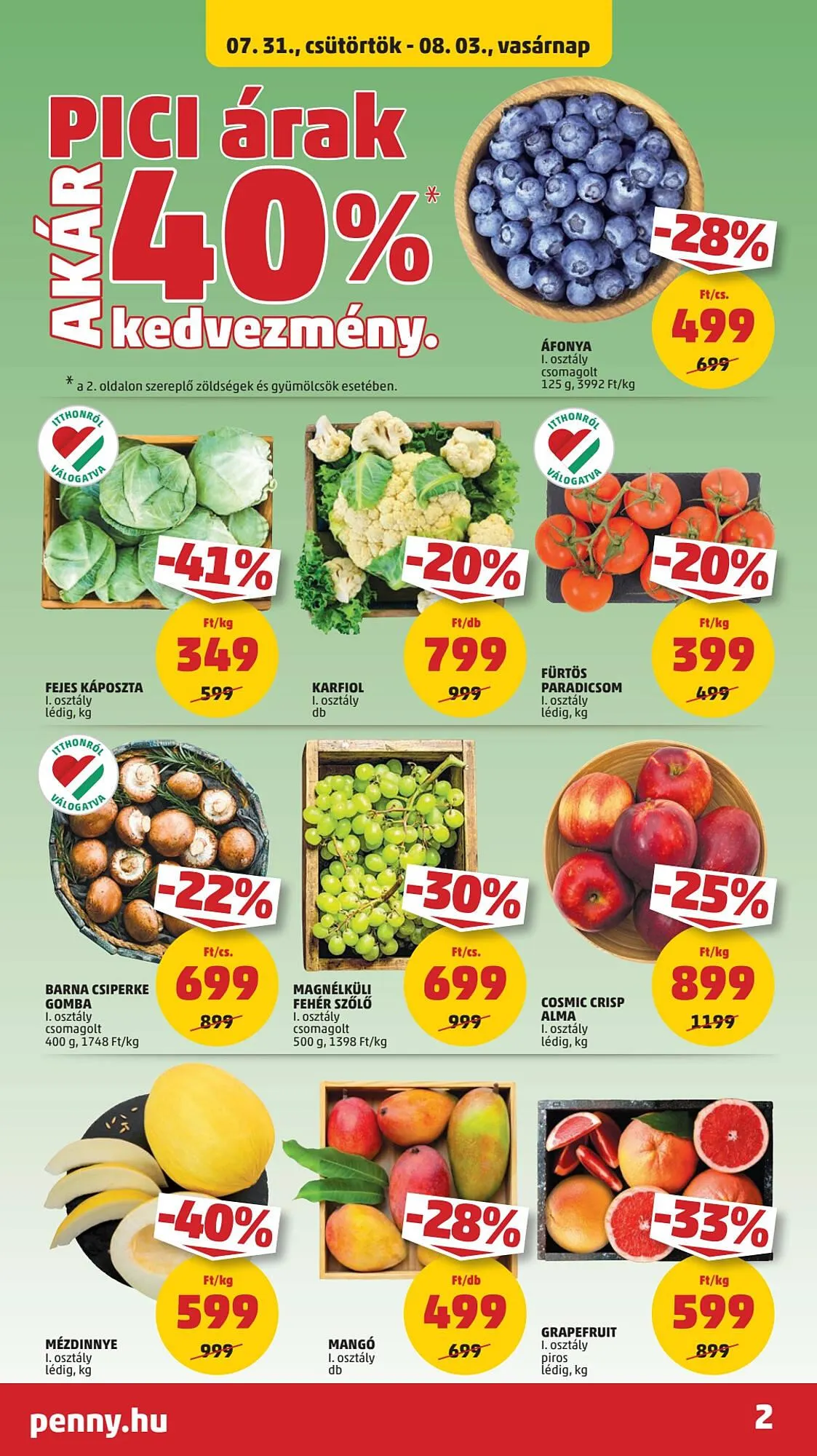 Katalógus PENNY akciós újság július 31.-tól augusztus 6.-ig 2025. - Oldal 2