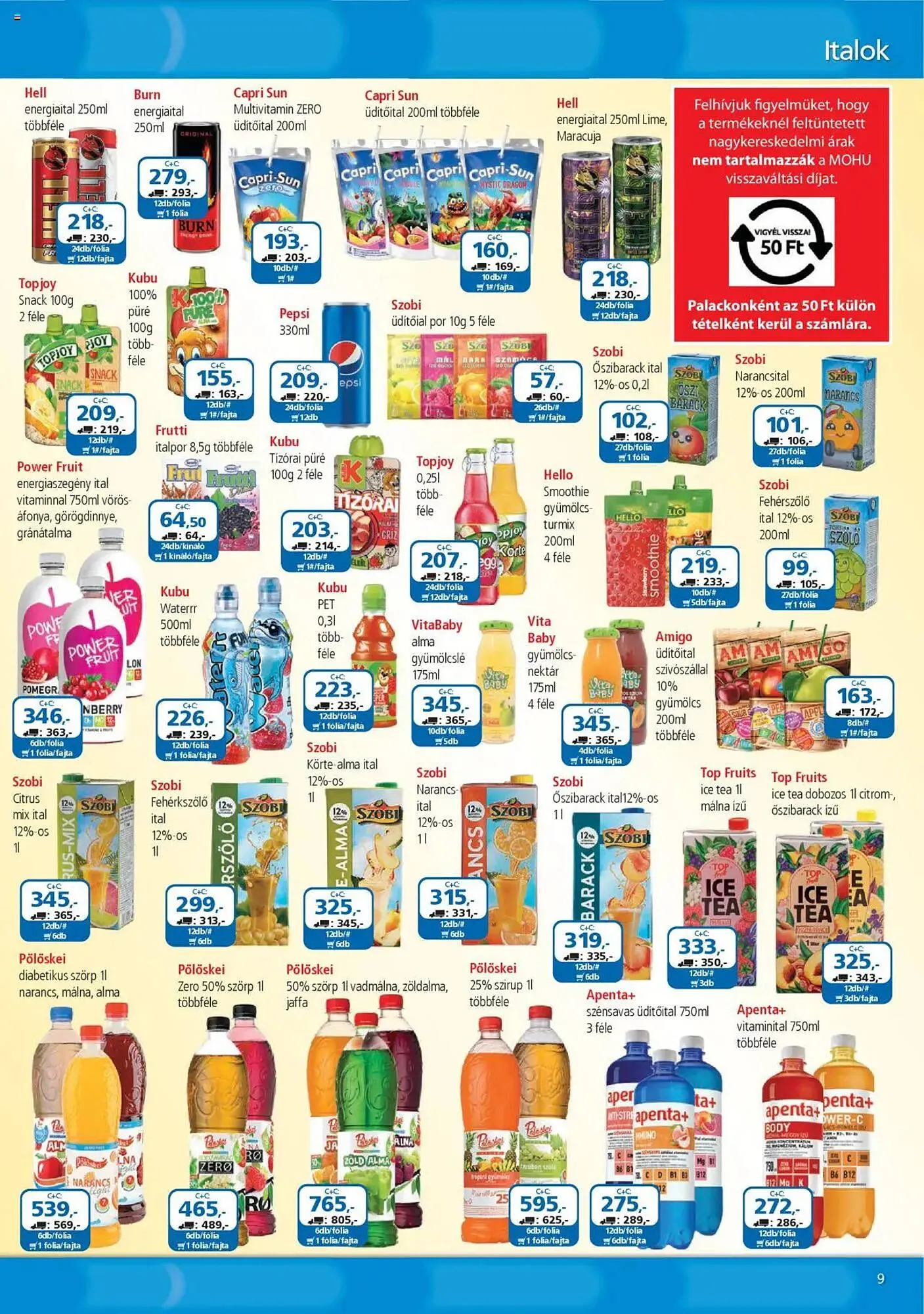 Katalógus ÁRKLUB akciós újság május 1.-tól május 31.-ig 2025. - Oldal 9