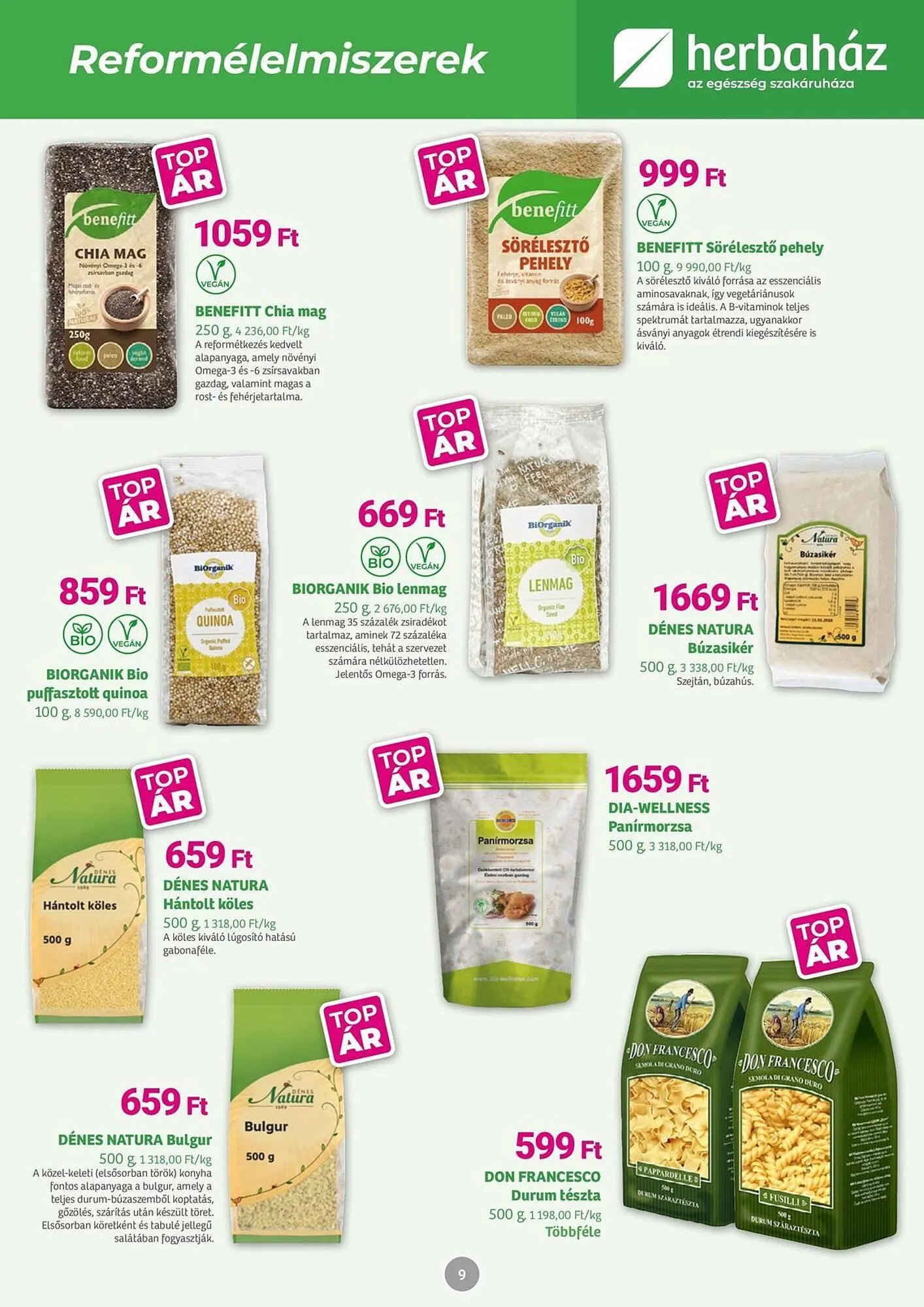 Katalógus Herbaház akciós újság február 2.-tól március 3.-ig 2026. - Oldal 9