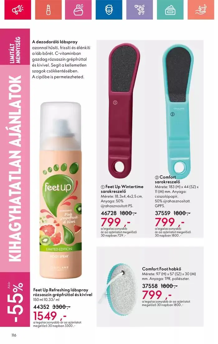 Katalógus ORIFLAME akciós október 20.-tól november 3.-ig 2024. - Oldal 116
