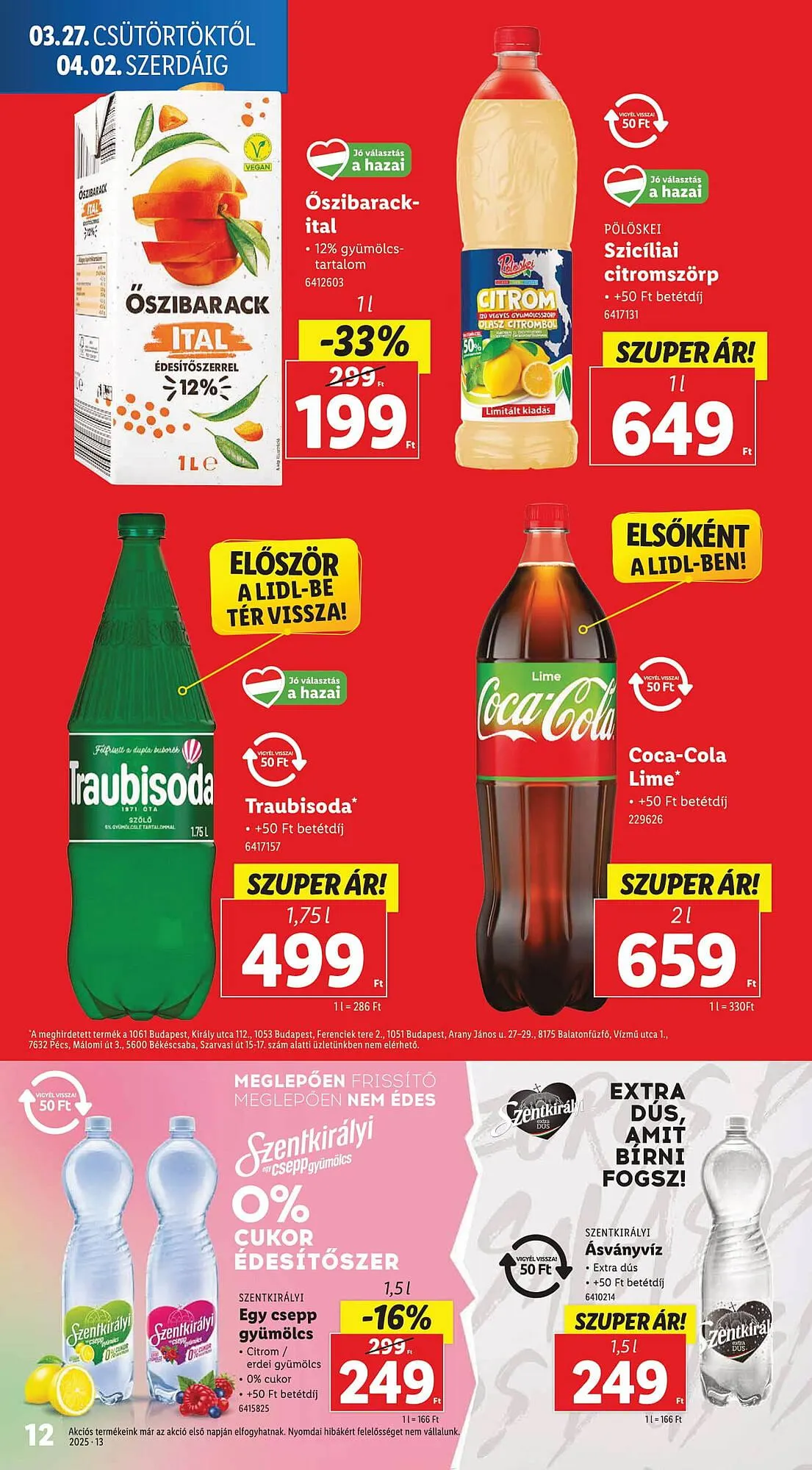 Katalógus Lidl akciós újság március 27.-tól április 2.-ig 2025. - Oldal 12