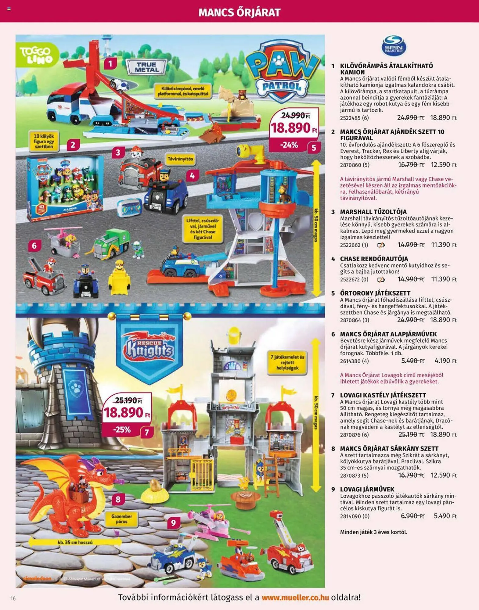 Katalógus Müller akciós újság október 30.-tól december 31.-ig 2023. - Oldal 16