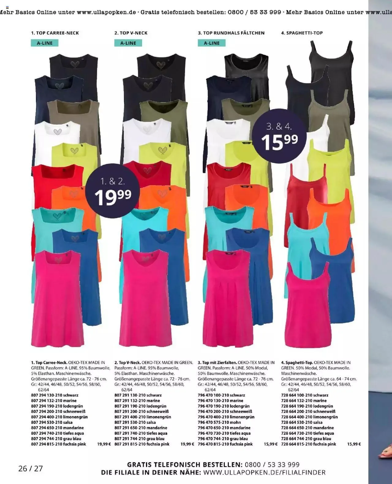 Katalógus Ulla Popken Akciós újság augusztus 1.-tól augusztus 31.-ig 2023. - Oldal 26