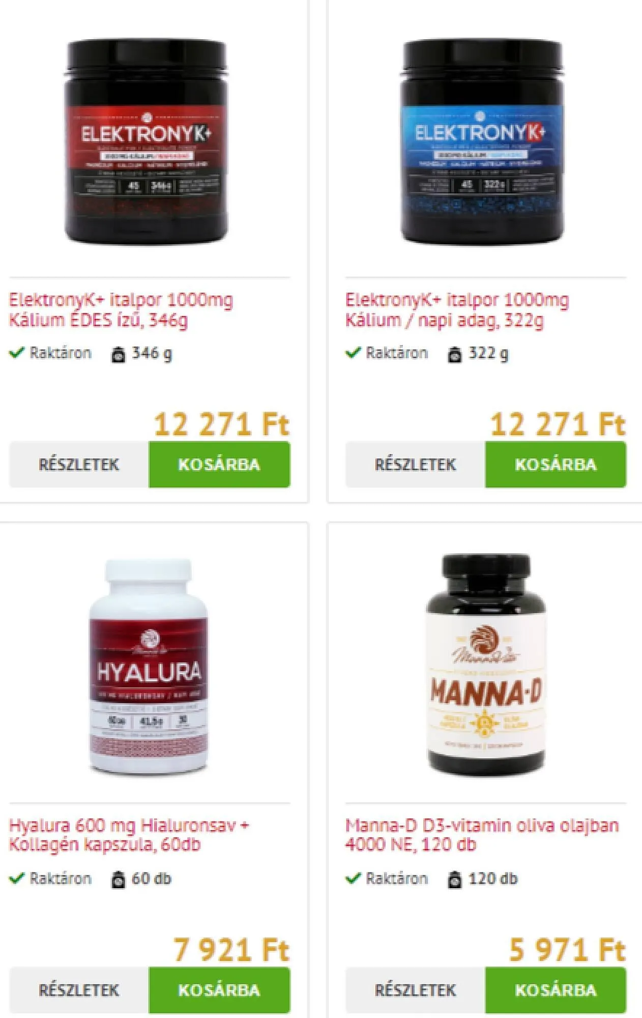 MannaVita akciós újság - 1