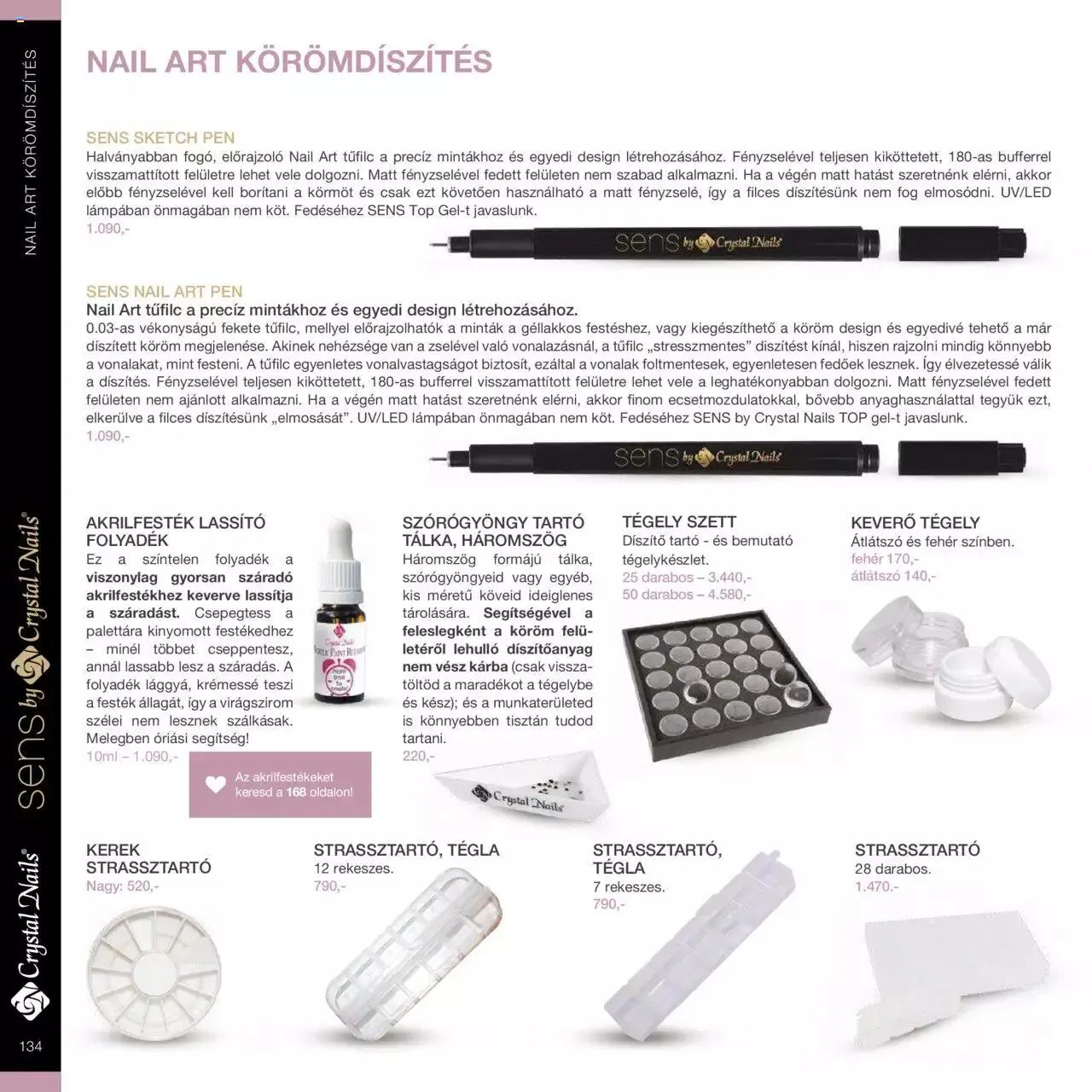 Katalógus Crystal Nails - Nagykatalógus 22/23 március 8.-tól december 31.-ig 2023. - Oldal 134