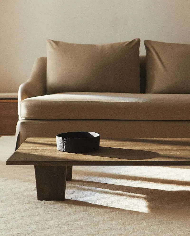 ELM WOOD COFFEE CENTRE TABLE