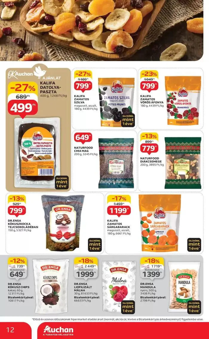 Katalógus Catalog Auchan január 6.-tól január 15.-ig 2025. - Oldal 12