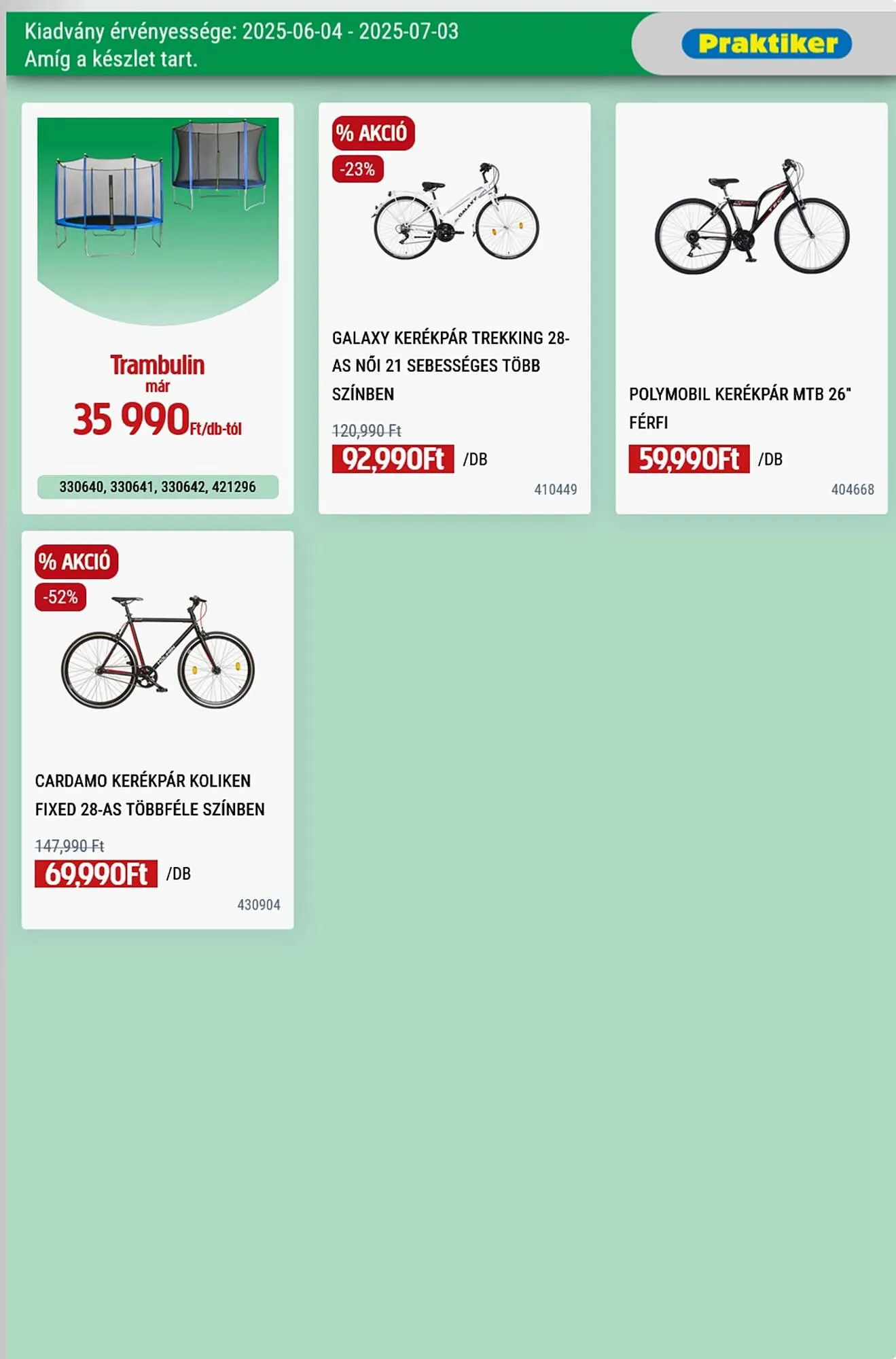 Katalógus Praktiker akciós újság június 4.-tól július 3.-ig 2025. - Oldal 27