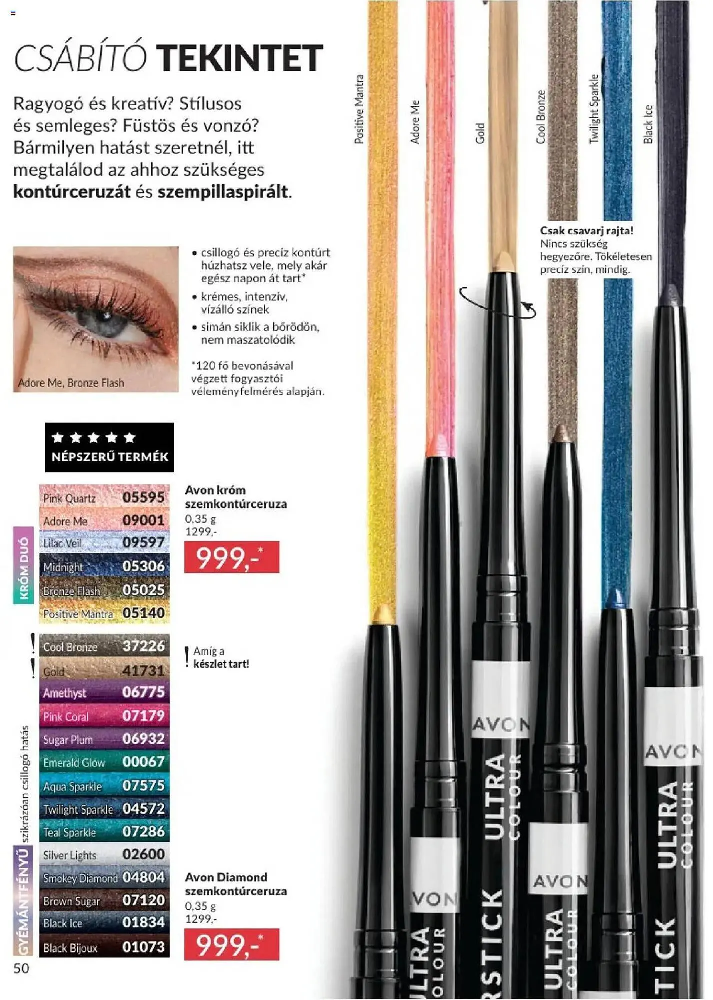 Katalógus AVON akciós újság augusztus 1.-tól augusztus 31.-ig 2025. - Oldal 50