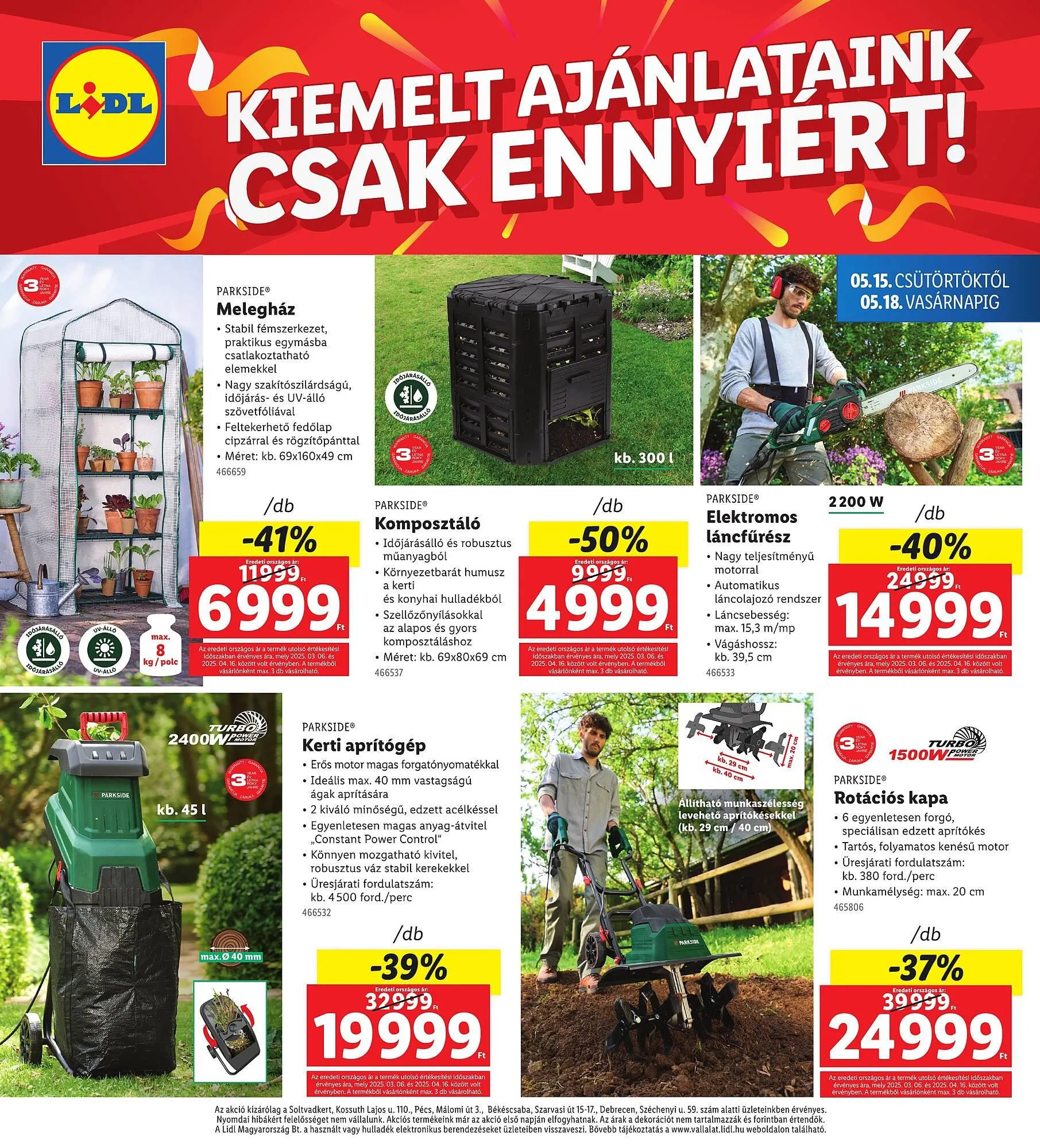 Katalógus Lidl akciós újság május 15.-tól május 18.-ig 2025. - Oldal 4