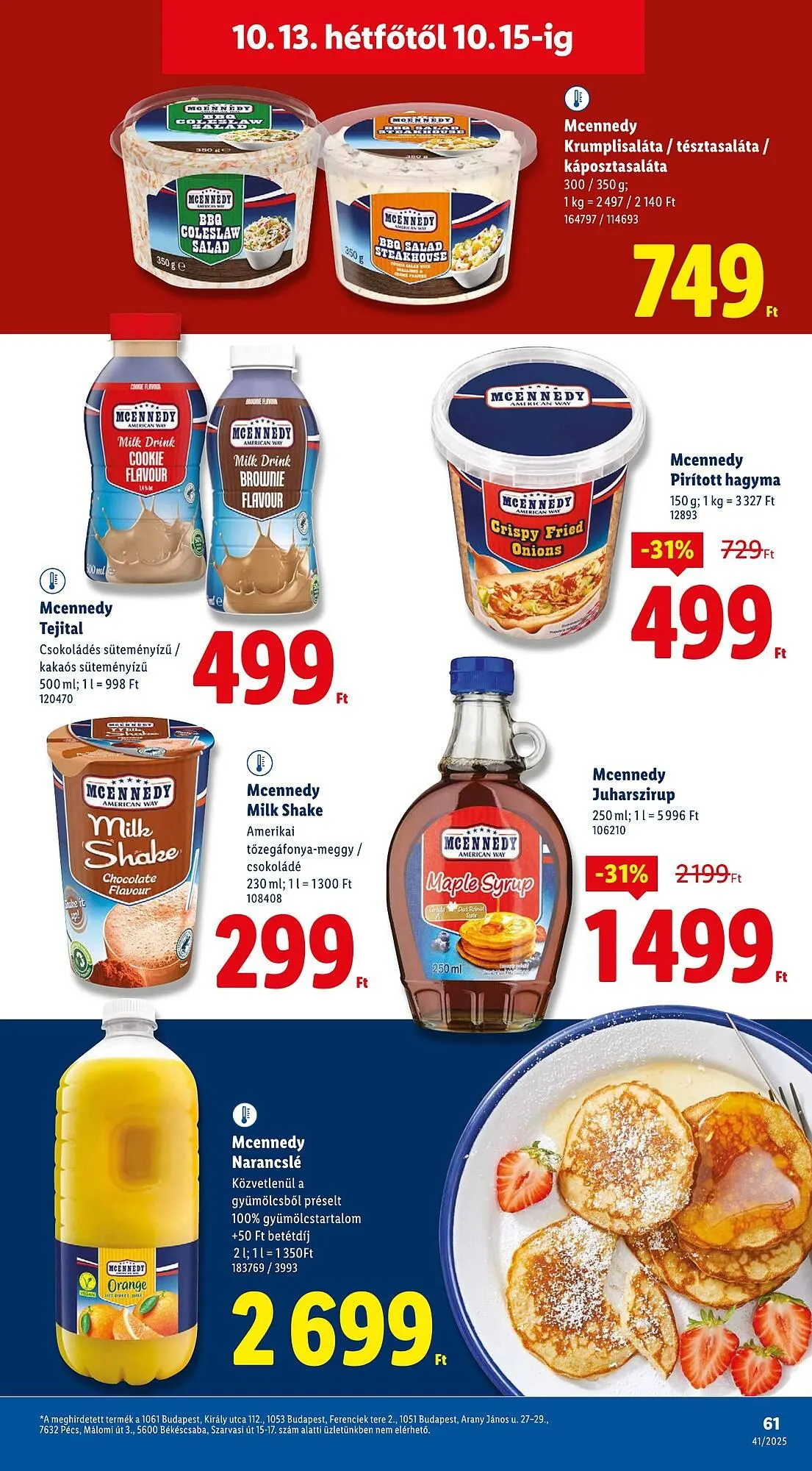 Katalógus Lidl akciós újság október 9.-tól október 15.-ig 2025. - Oldal 61