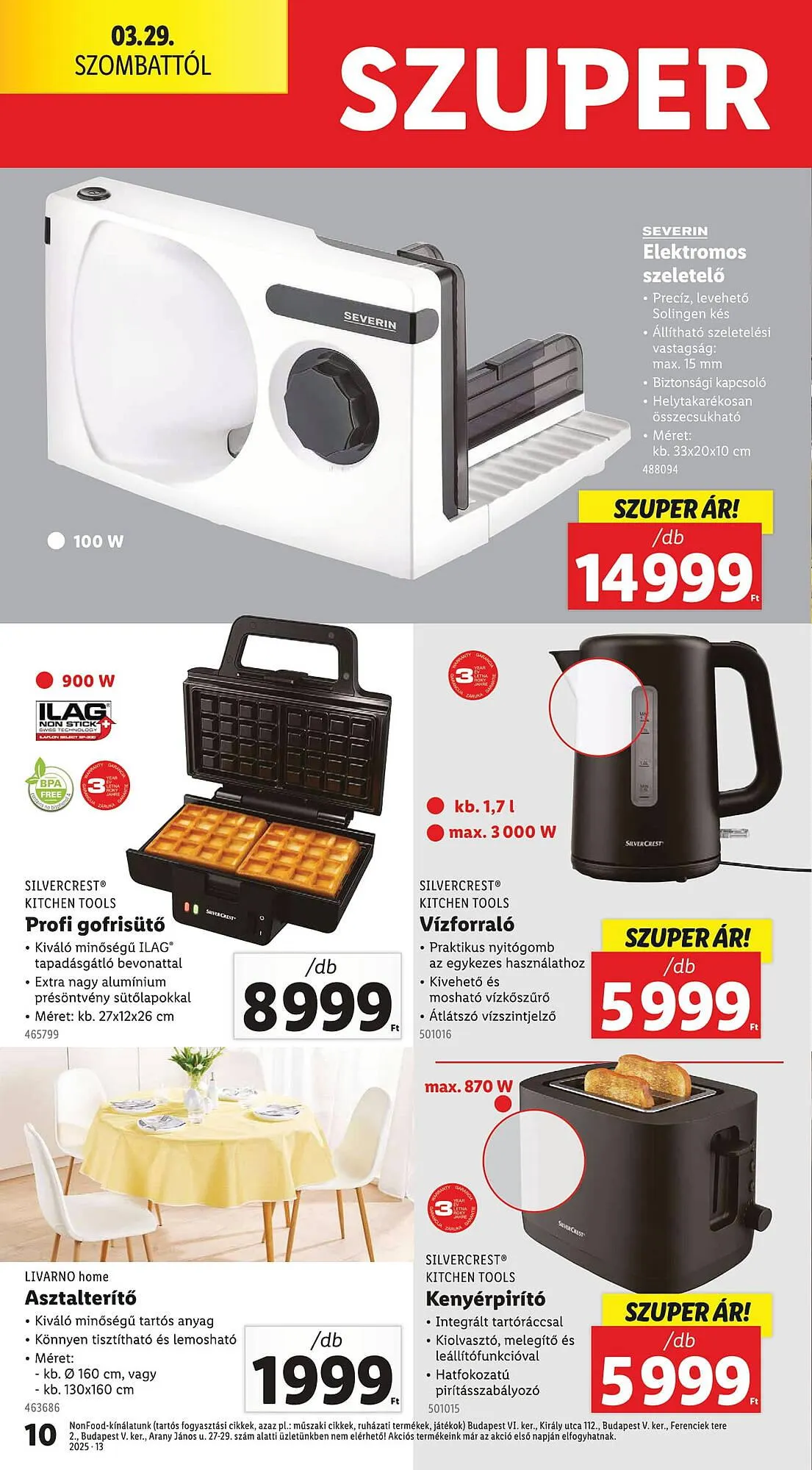 Katalógus Lidl akciós újság március 27.-tól április 2.-ig 2025. - Oldal 10