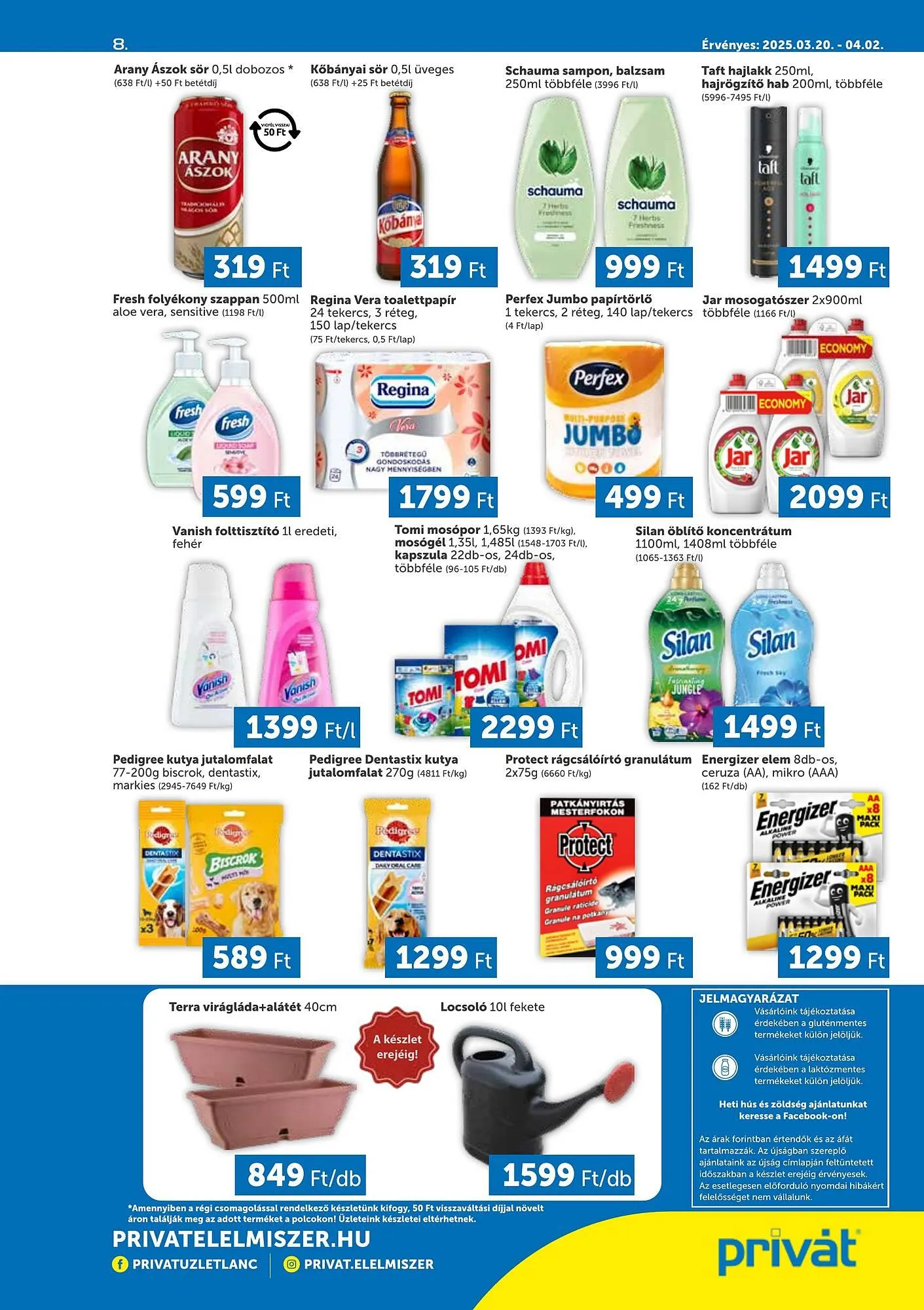 Katalógus PRIVÁT akciós újság március 20.-tól április 2.-ig 2025. - Oldal 8