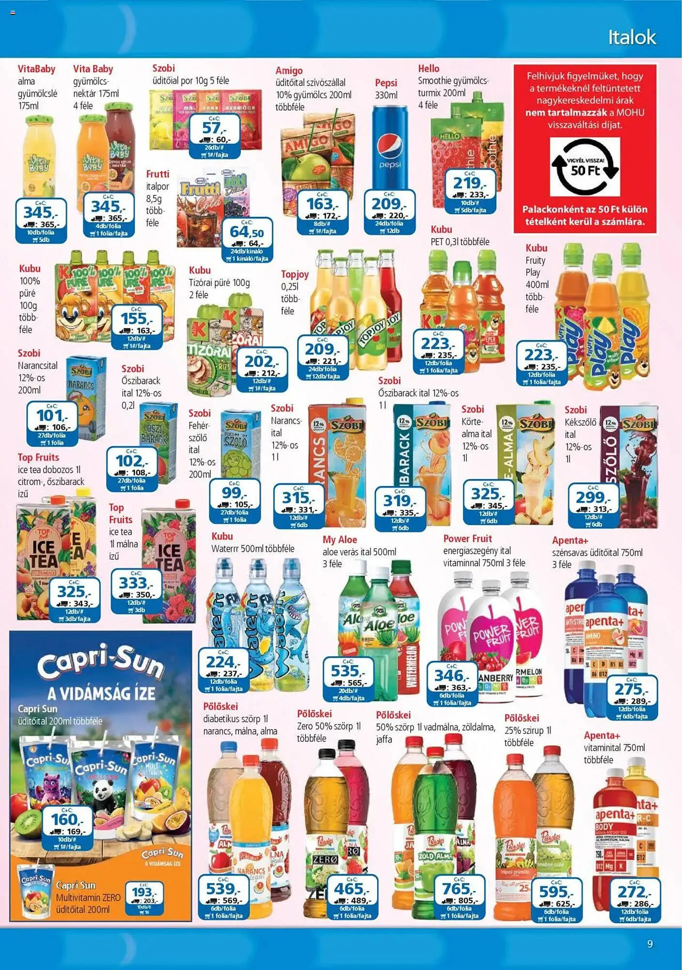 Katalógus ÁRKLUB akciós újság július 1.-tól július 31.-ig 2025. - Oldal 9