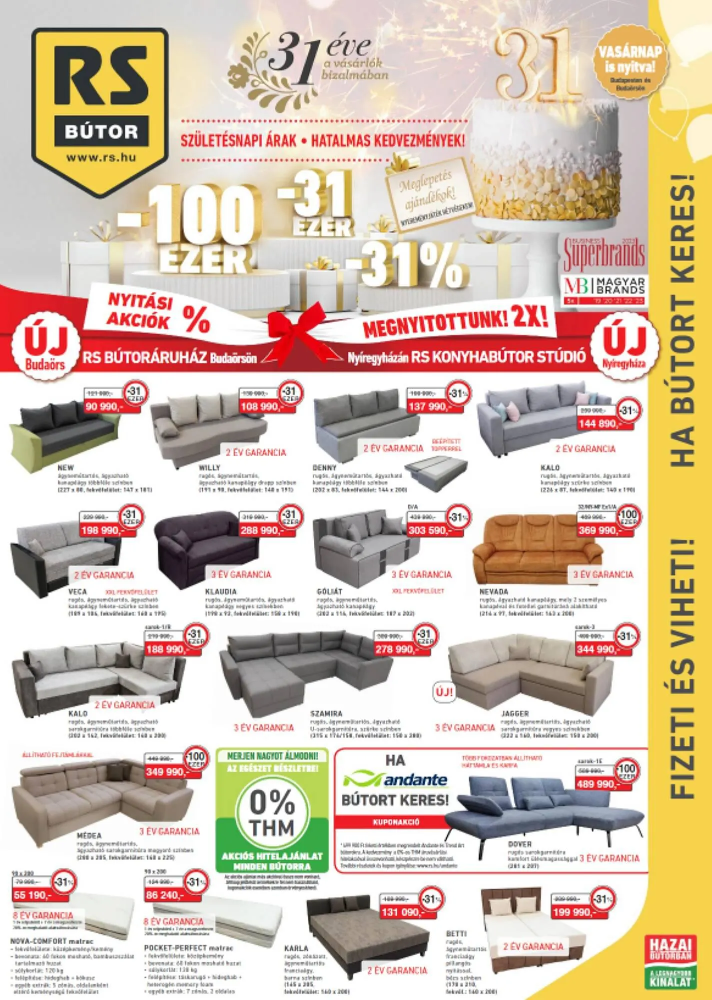 RS Bútor akciós újság - 1