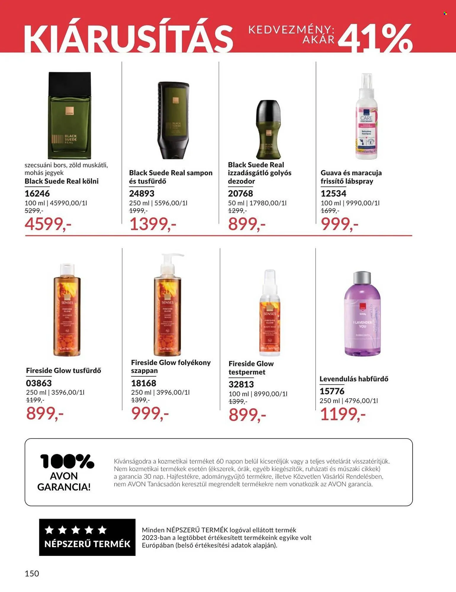 Katalógus AVON katalógus január 1.-tól január 31.-ig 2026. - Oldal 150