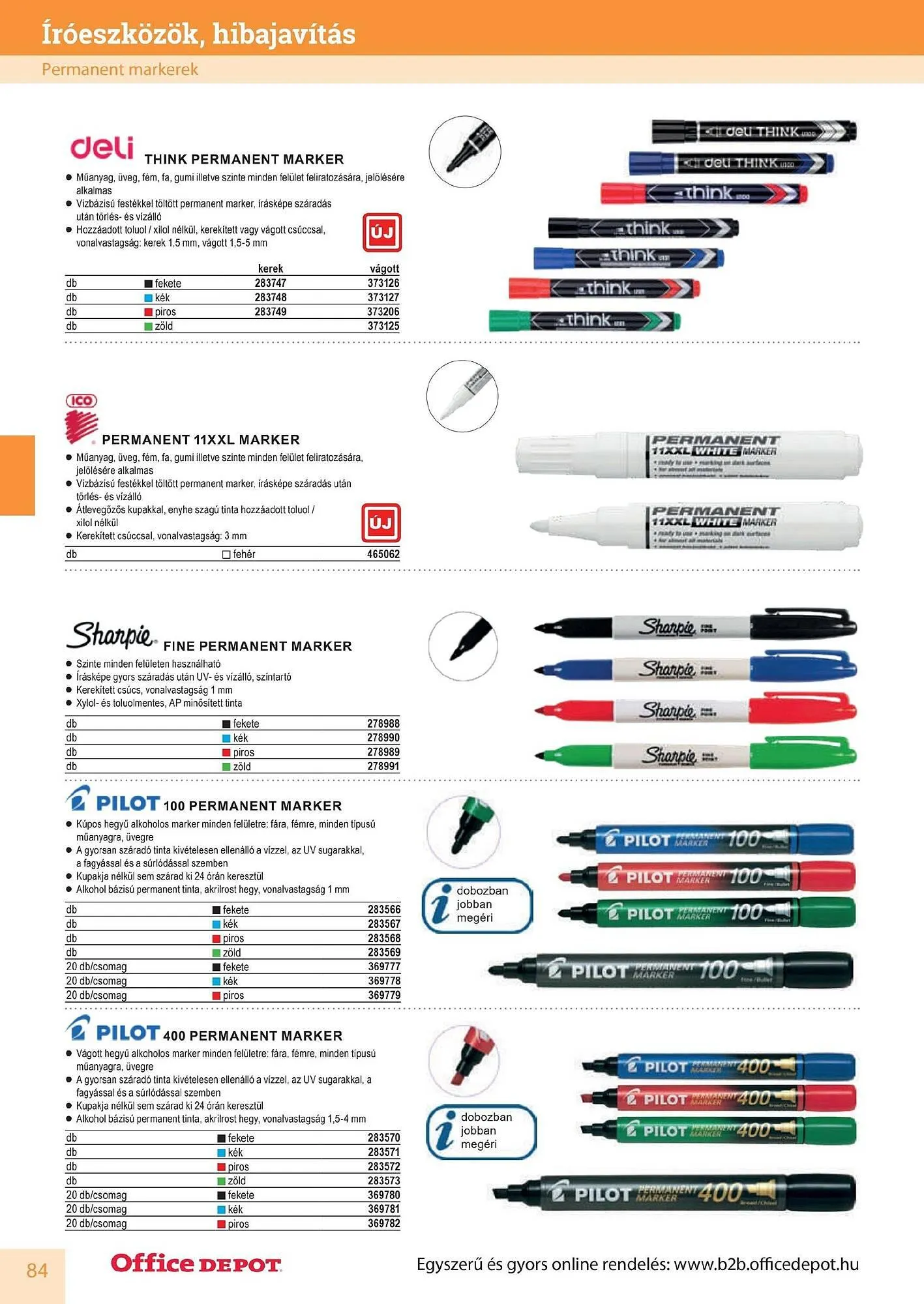 Katalógus Office Depot akciós újság május 9.-tól december 31.-ig 2026. - Oldal 84