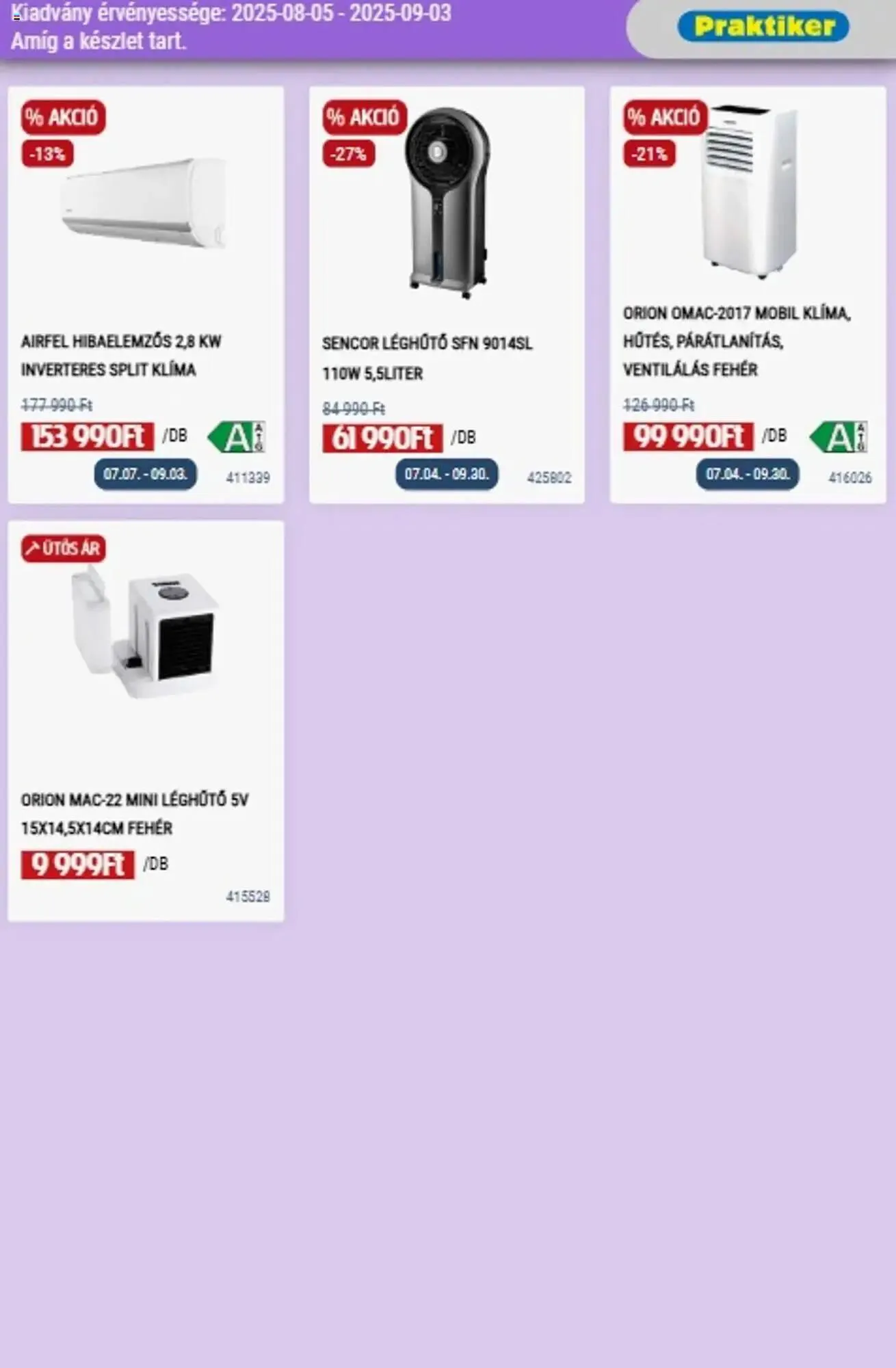 Katalógus Praktiker akciós újság augusztus 5.-tól szeptember 3.-ig 2025. - Oldal 33