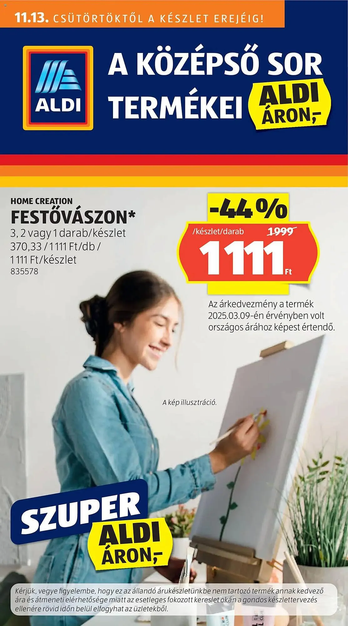 ALDI akciós újság - 1