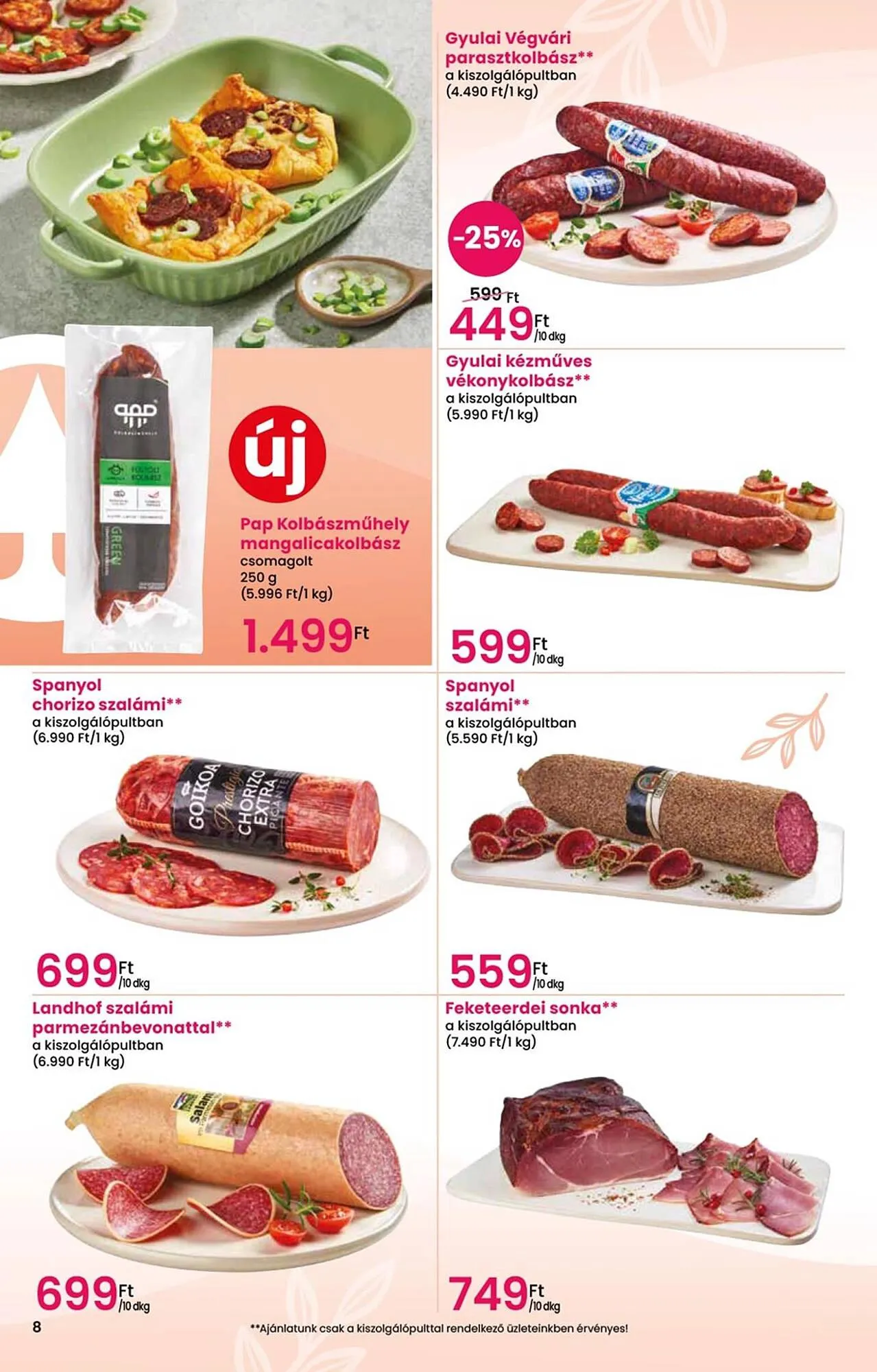 Katalógus Spar akciós újság március 26.-tól április 22.-ig 2025. - Oldal 8