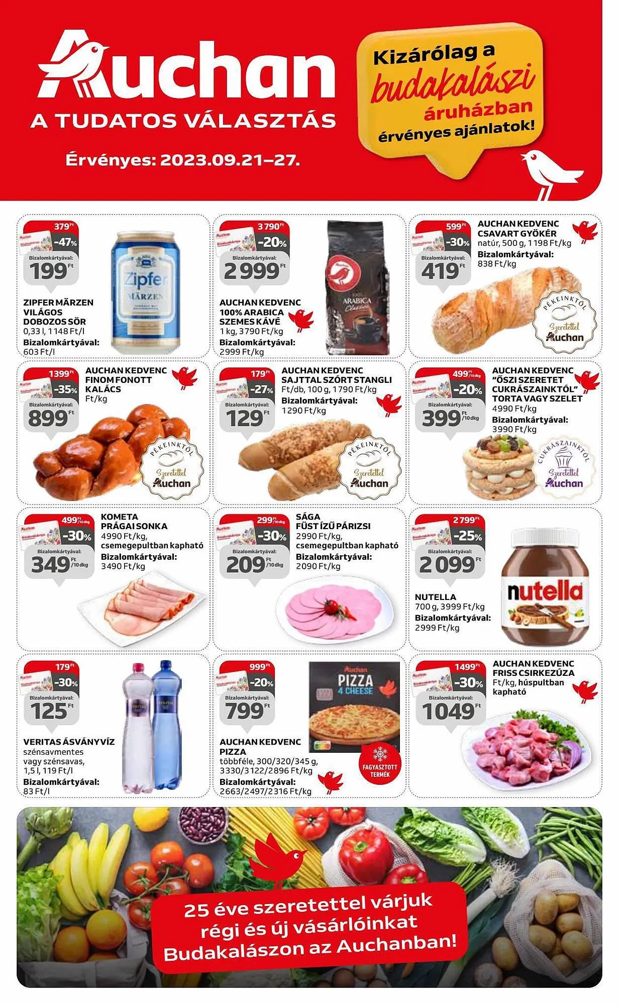 Katalógus Auchan akciós újság szeptember 21.-tól szeptember 27.-ig 2023. - Oldal 1