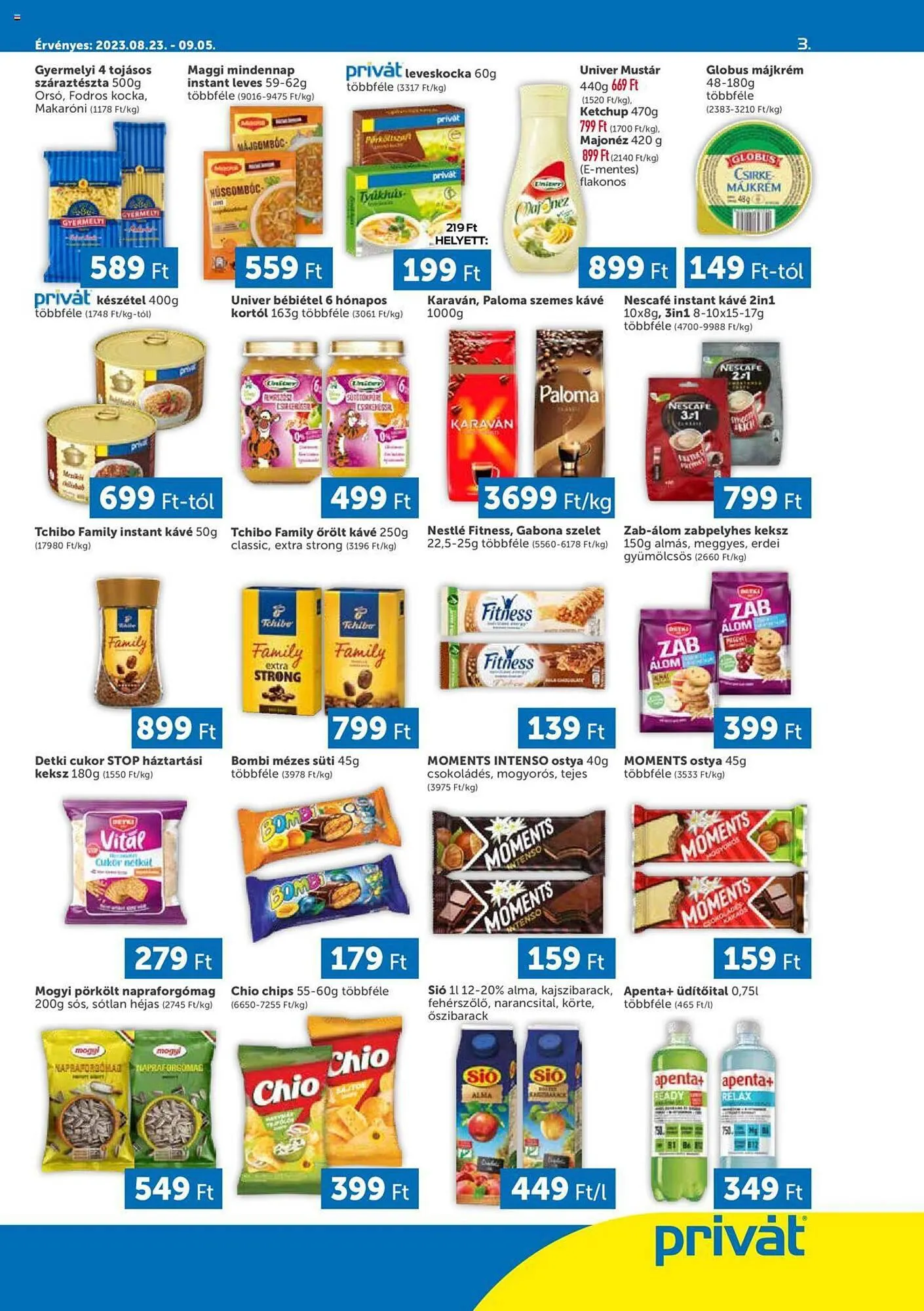 Katalógus PRIVÁT akciós újság augusztus 23.-tól szeptember 5.-ig 2023. - Oldal 3