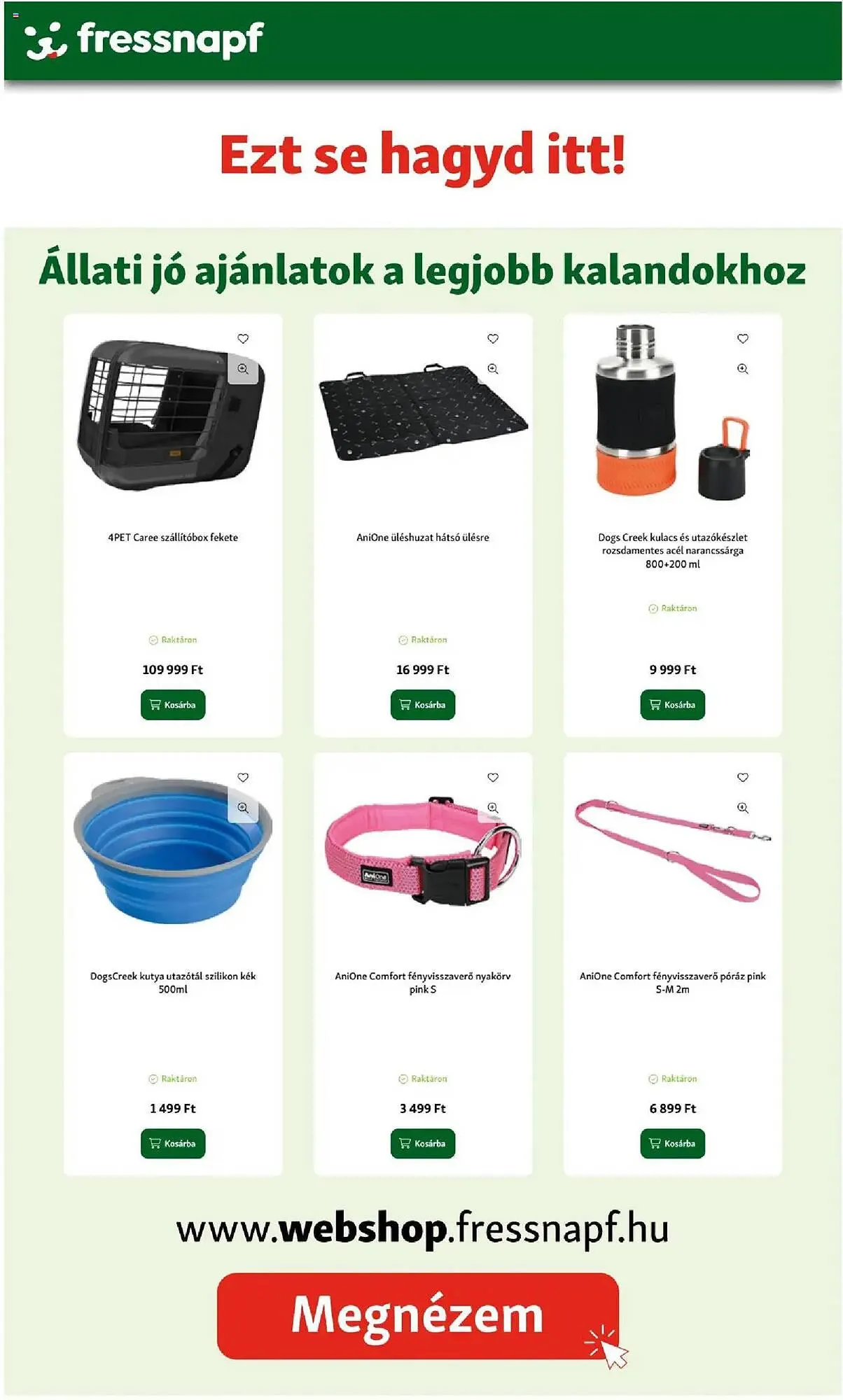 Katalógus Fressnapf akciós újság augusztus 7.-tól augusztus 31.-ig 2025. - Oldal 16