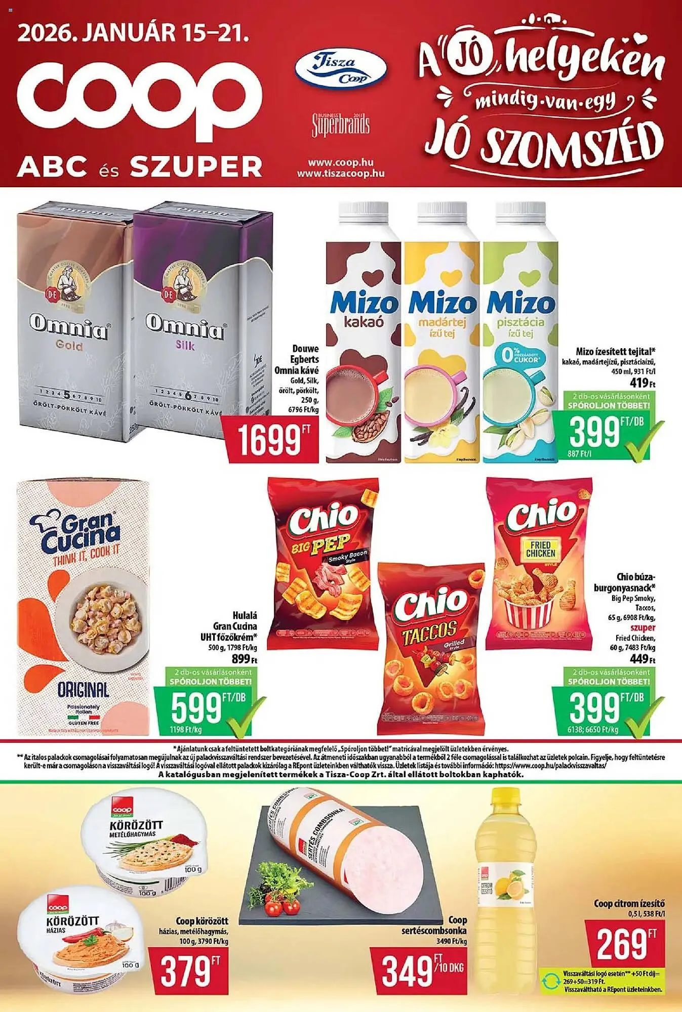 Katalógus Coop akciós újság január 15.-tól január 21.-ig 2026. - Oldal 1