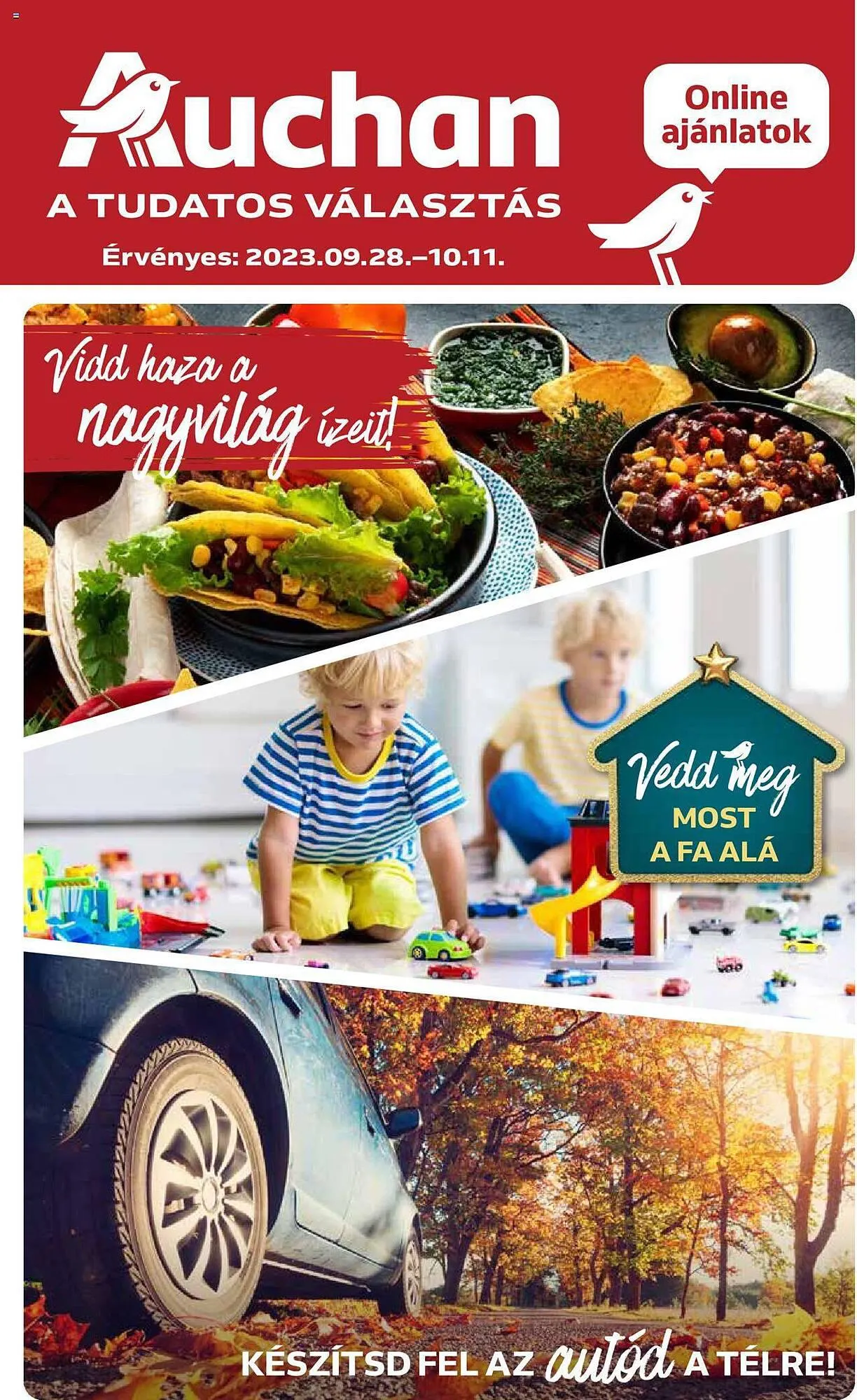 Katalógus Auchan akciós újság szeptember 28.-tól október 11.-ig 2023. - Oldal 1