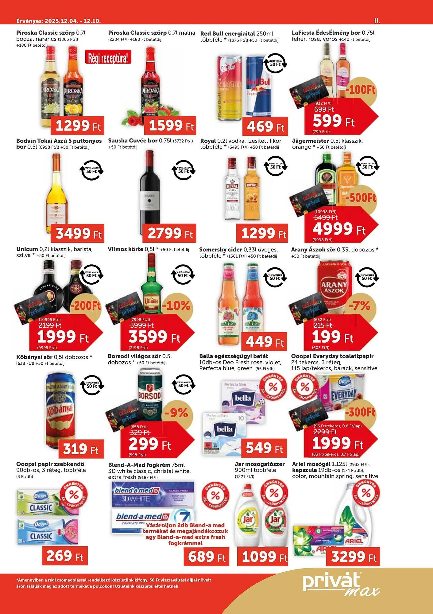 Katalógus PRIVÁT akciós újság december 4.-tól december 10.-ig 2025. - Oldal 11